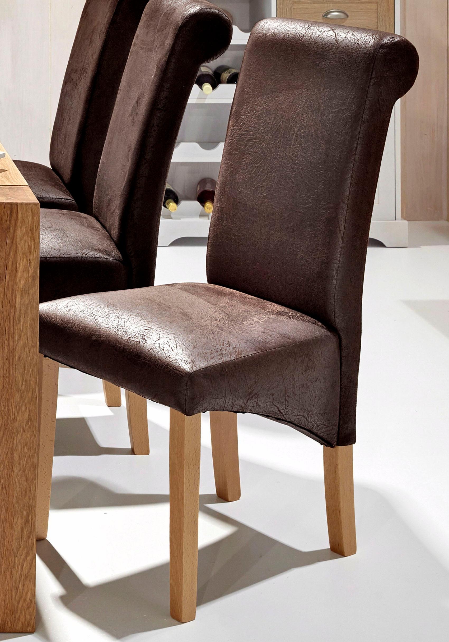 Image of Home affaire 4-Fussstuhl »Rito«, (Set), 6 St., Microfaser, im 2er, 4er oder 6er-Set bei Ackermann Versand Schweiz