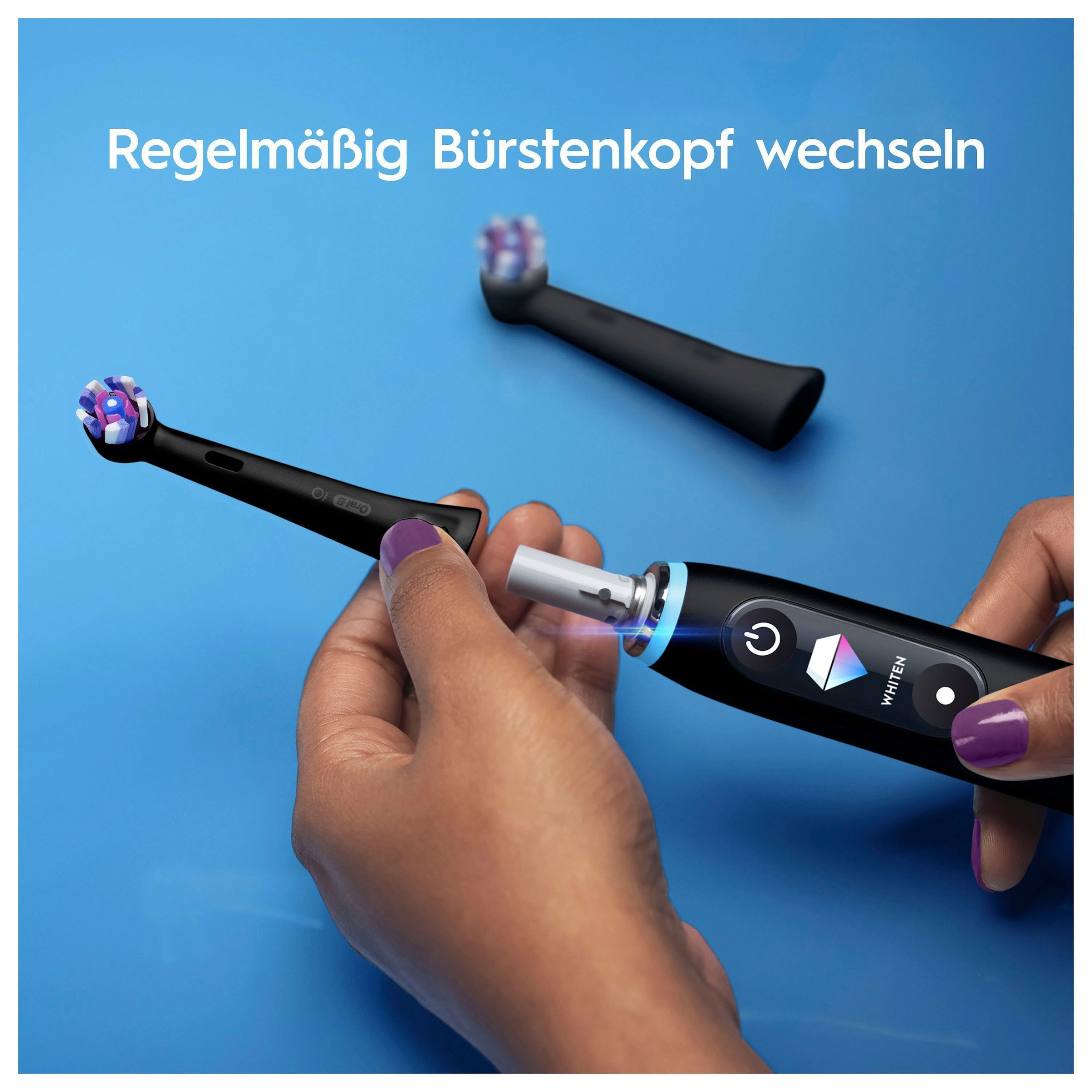 Oral-B Aufsteckbürsten »iO Strahlendes Weiss«, iO Technologie