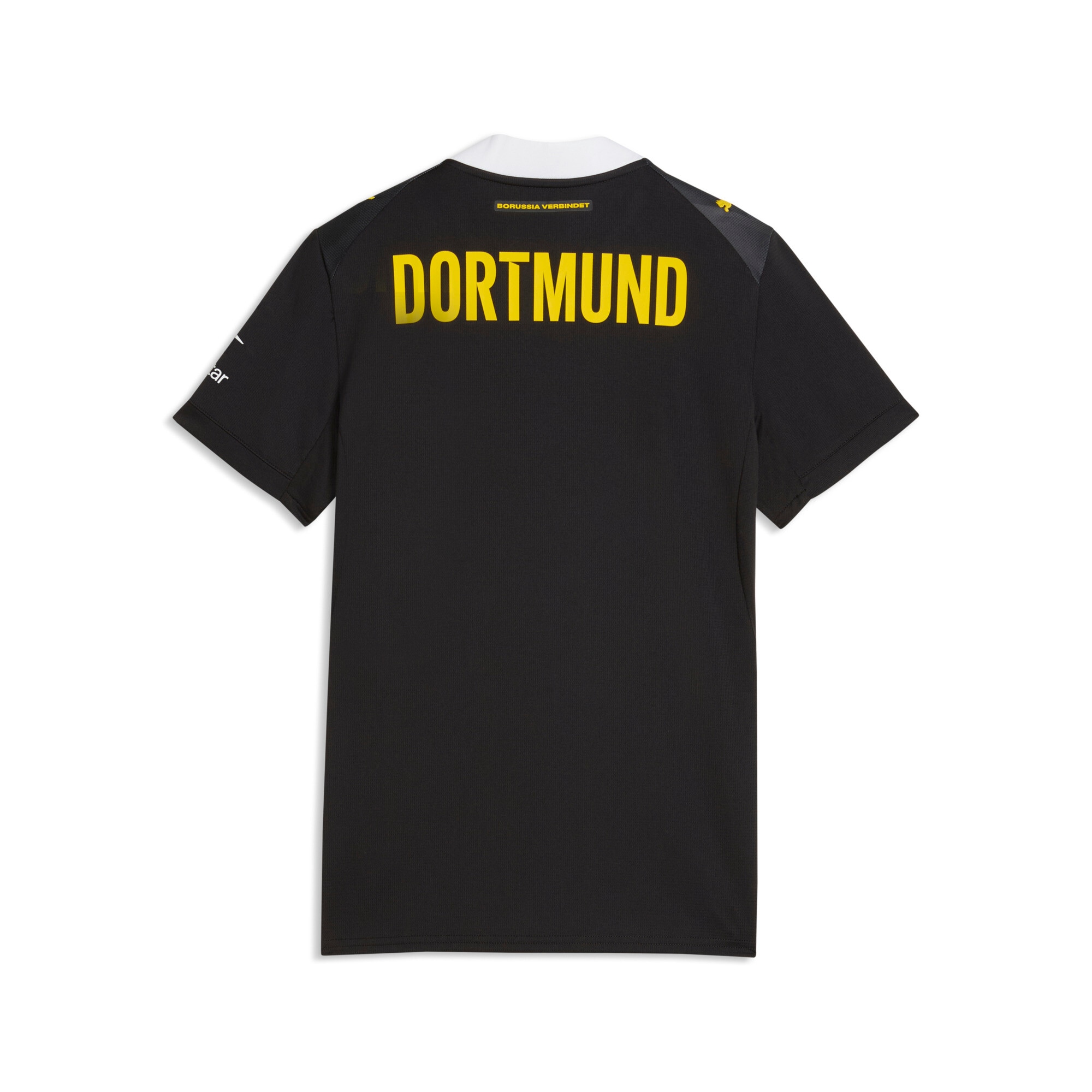 PUMA Maillot de foot »BVB AWAY JERSEY REPLICA W« avec technologie DryCELL, coupe régulière, col rond, manches courtes