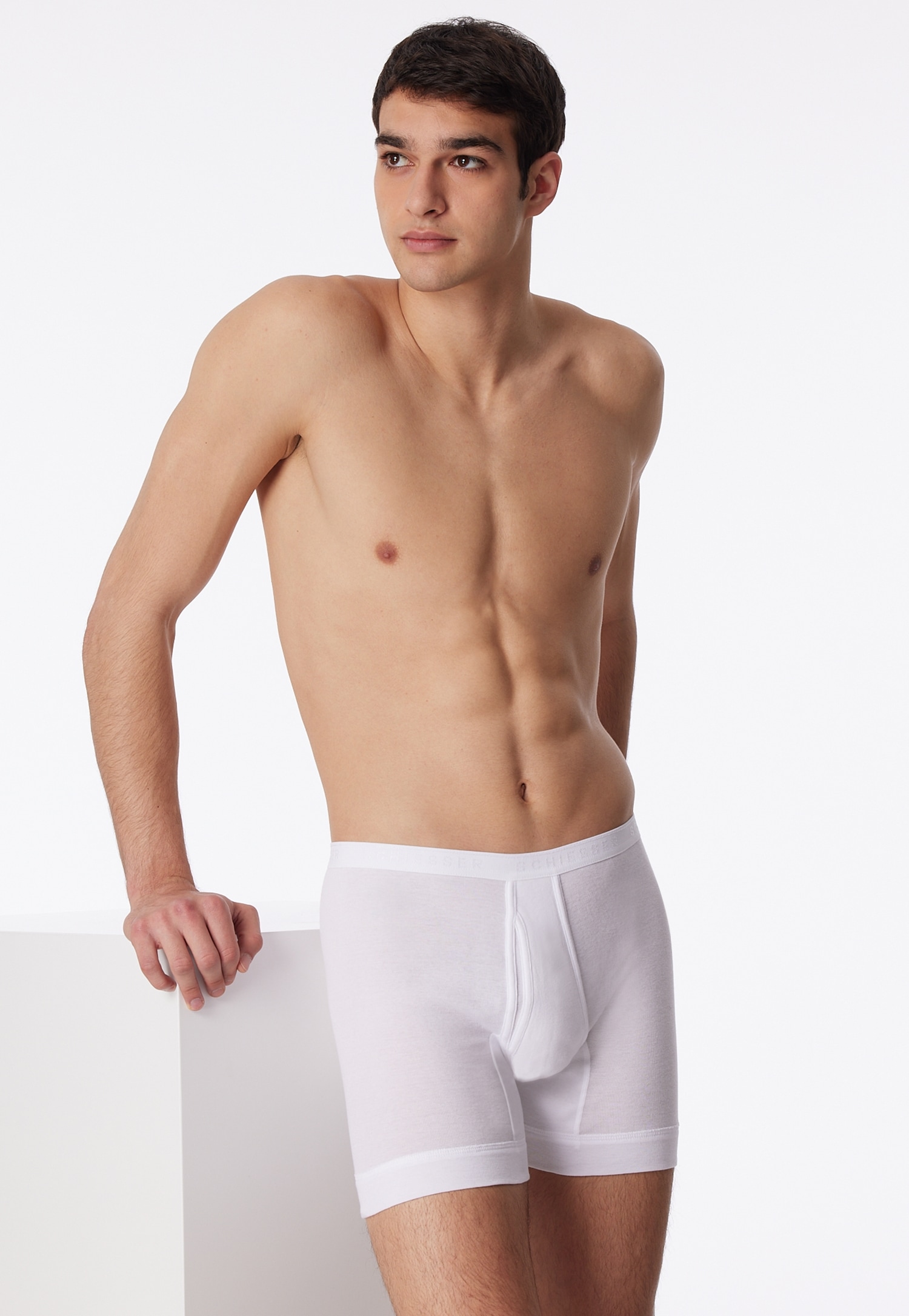 Image of Schiesser Slip "Original Classics" mit Eingriff, Feinripp, ohne störende Seitennähte