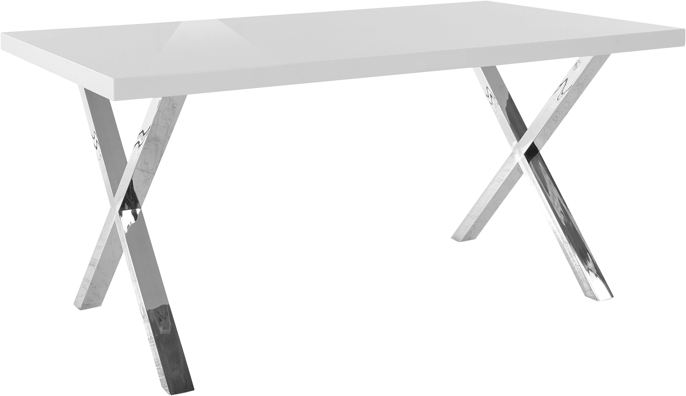 Image of Paroli Esstisch »Ixus«, Breite 140, 160 oder 180 cm, mit X-Gestell aus Edelstahl bei Ackermann Versand Schweiz