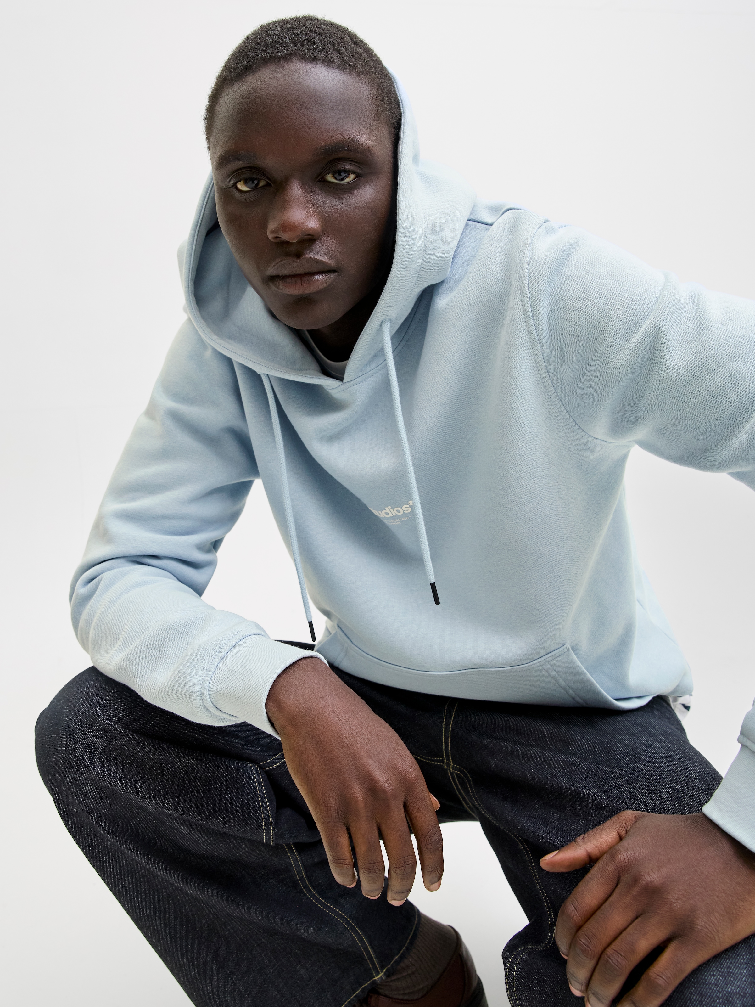 Jack & Jones Kapuzensweatshirt »JJESOHO SWEAT HOOD NOOS«, Baumwollmischung, relaxed fit
