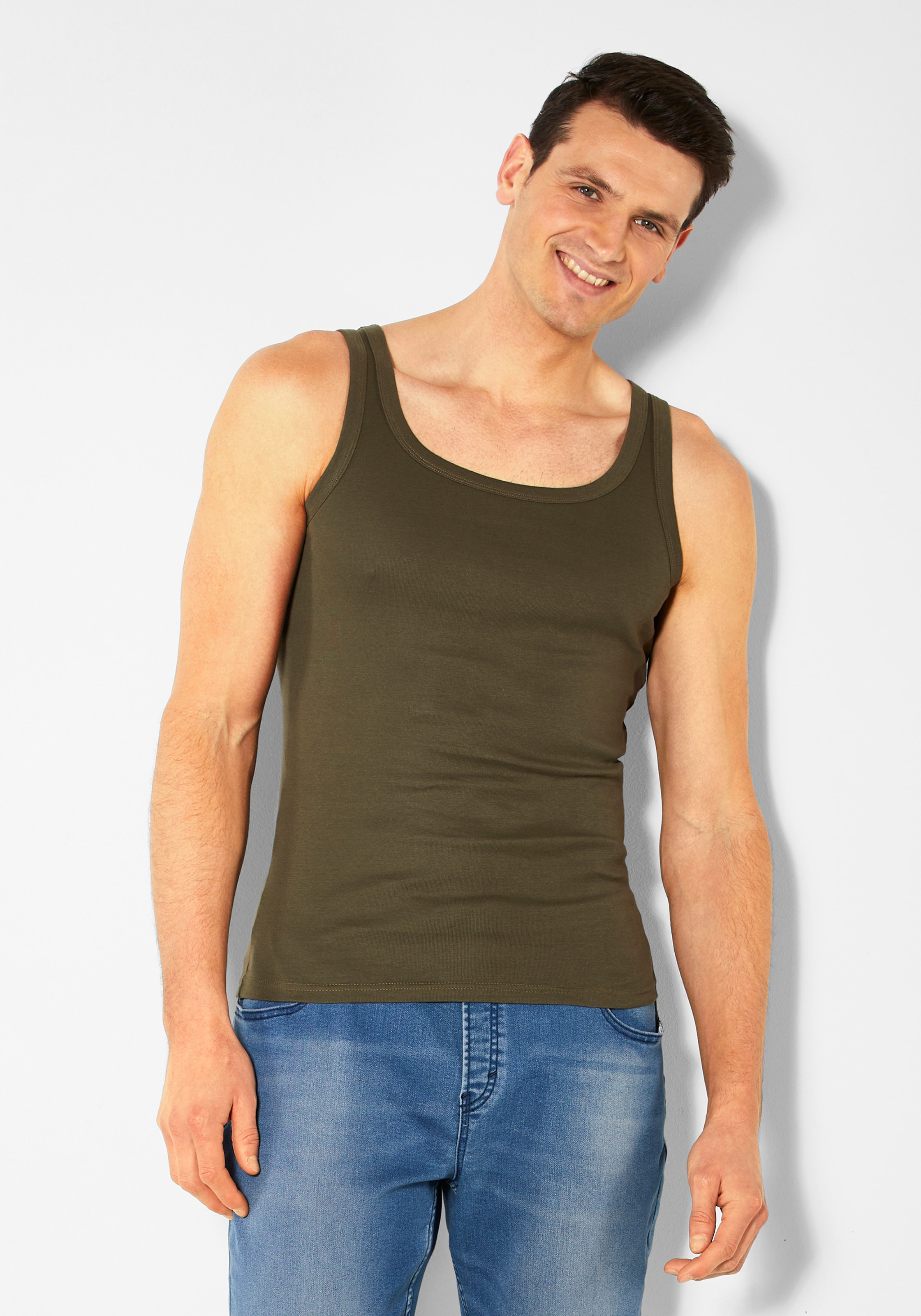 H.I.S Tanktop, (Packung, 2 tlg.), schlichtes Basic, perfekt zum Unterziehen