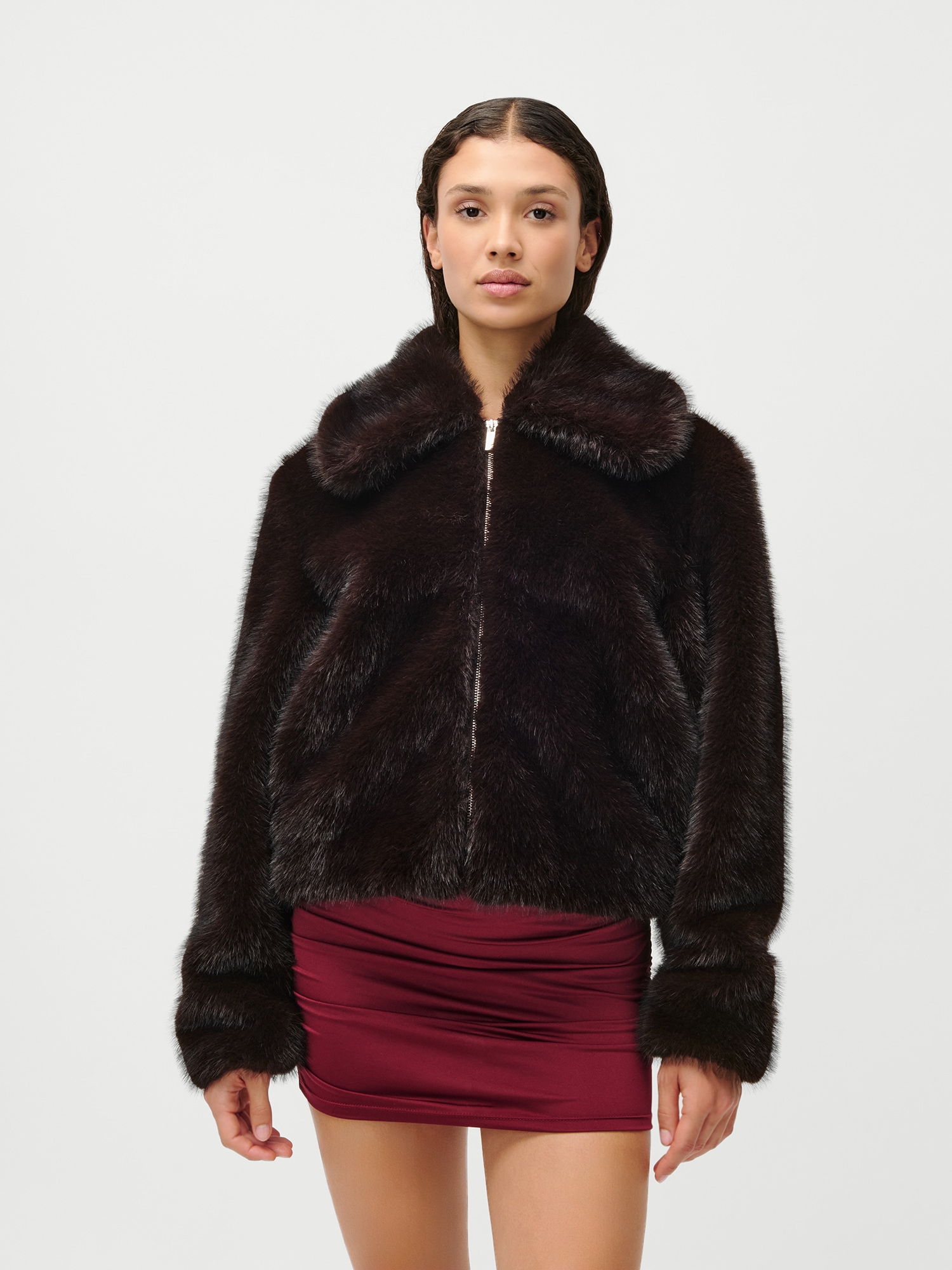 Image of LeGer Fellimitatjacke "Catherine, LeGer by Lena Gercke"