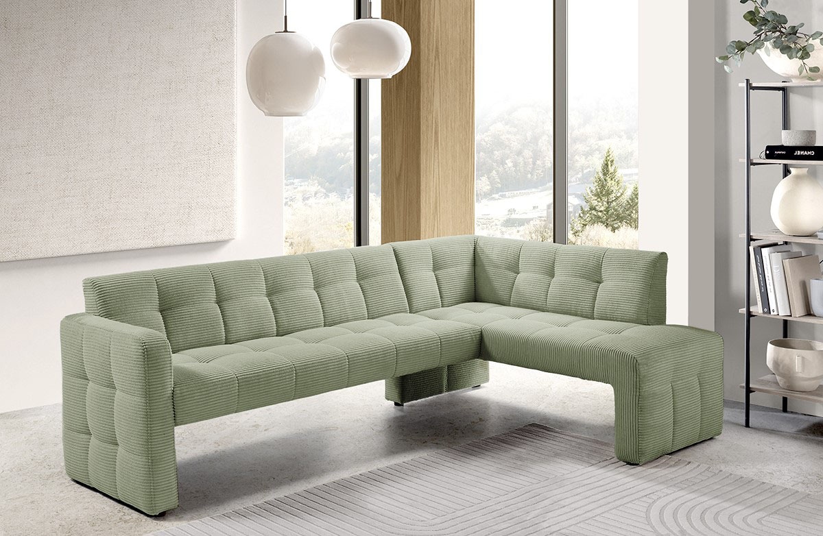 exxpo - sofa fashion Essbank »Barista, bequem und elegant, hohe Bodenfreiheit,«, Eckbank Barista bequem und elegant, hochwertige Detailverarbeitung