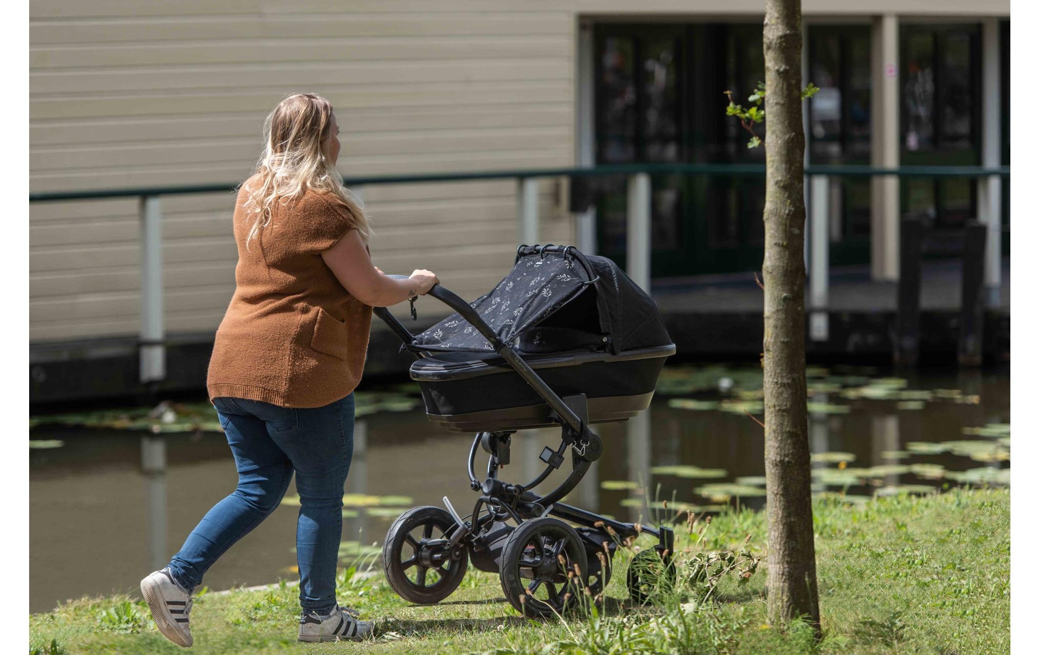 Dooky Housse de protection solaire pour poussette »Universal Cover Romantic Leaves«