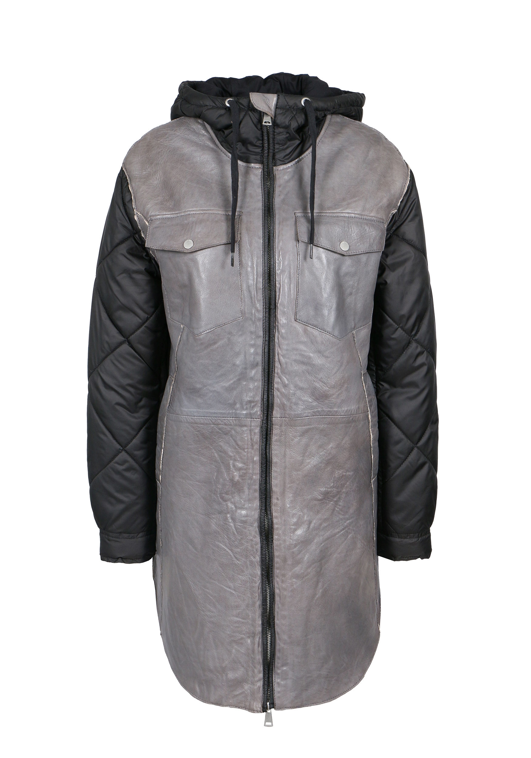 Freaky Nation Ledermantel »Alpin Parka-FN«