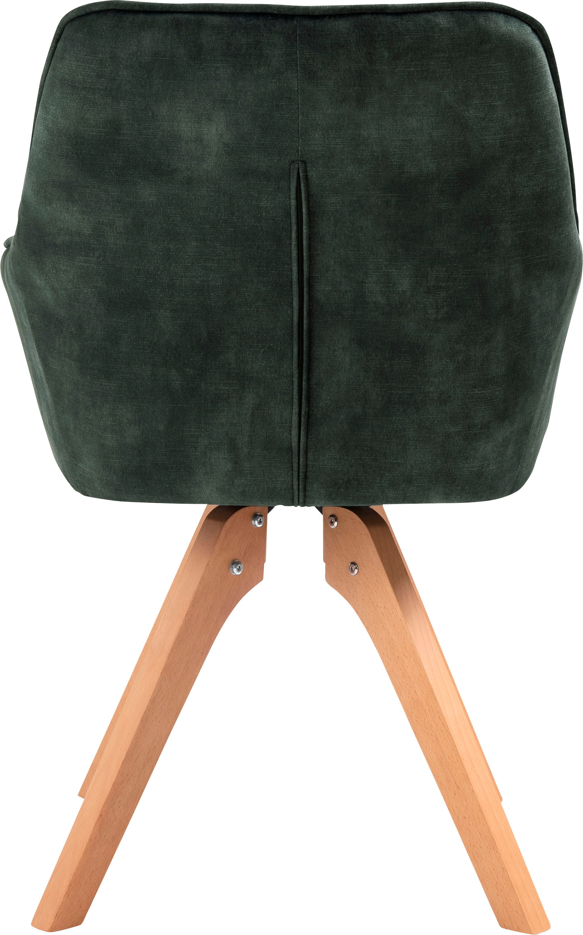 SalesFever Armlehnstuhl, 1 St., Samtvelours-Polyester, Sitzkomfort neu definiert: 180° Drehplatte inklusive!