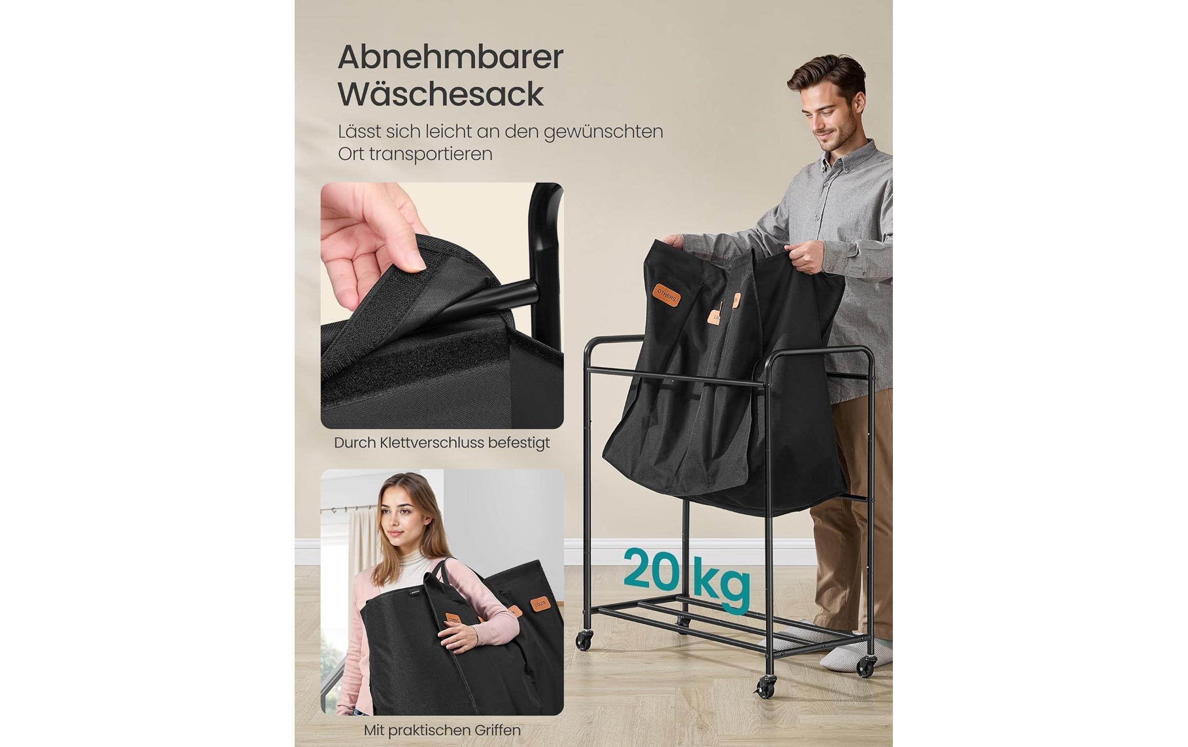 SONGMICS Panier à linge »mit Rädern 200 l«