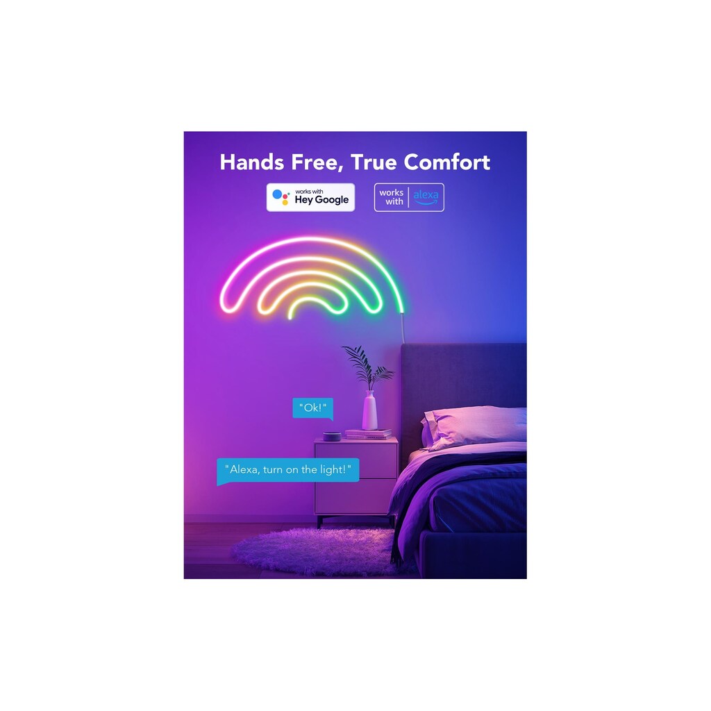 LED-Streifen »Govee Neon, 5 m, RGBIC«