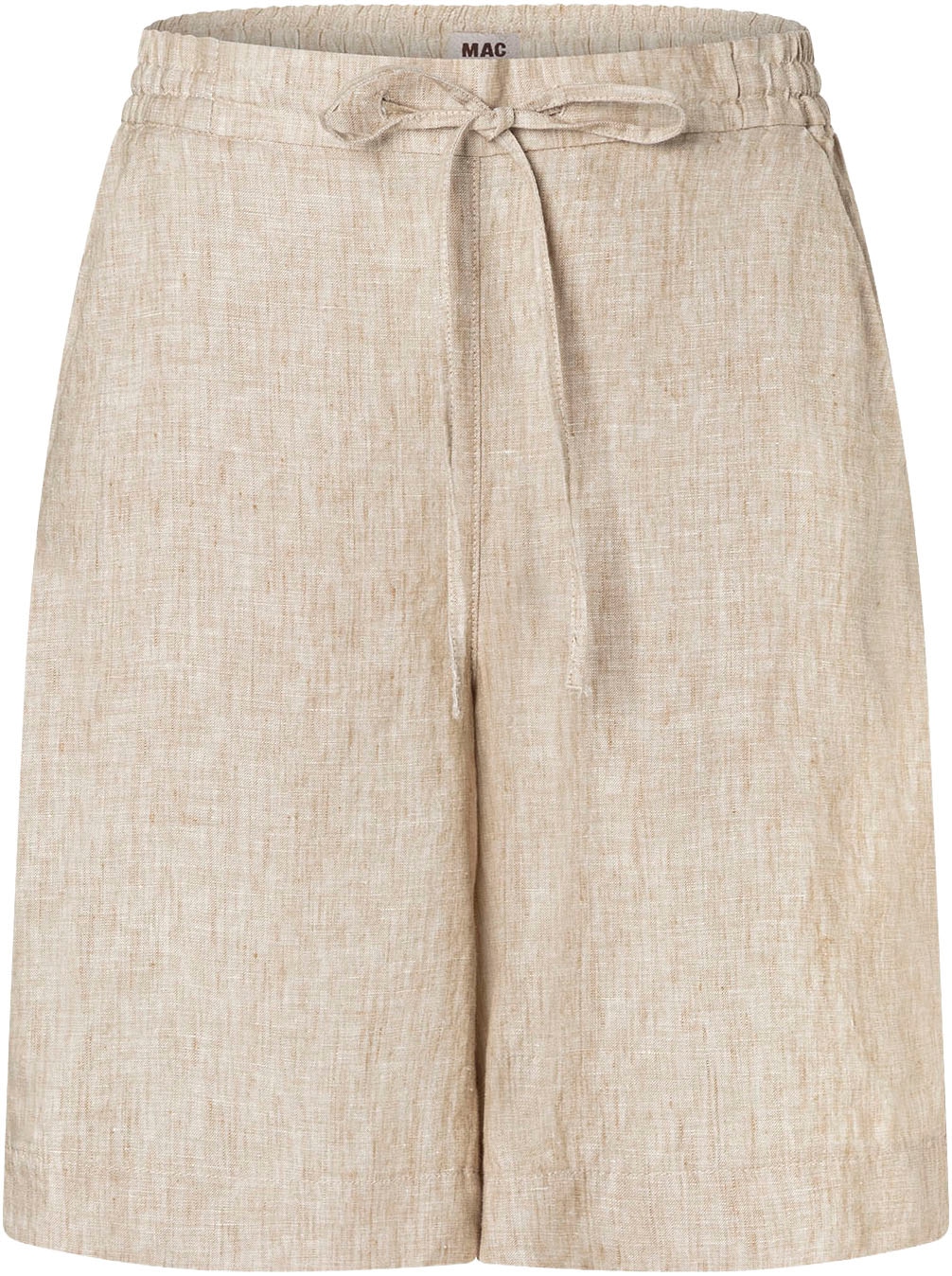 MAC Pantalon en lin »SANNY«  shorts, bermudas avec ceinture élastique et cordon de serrage