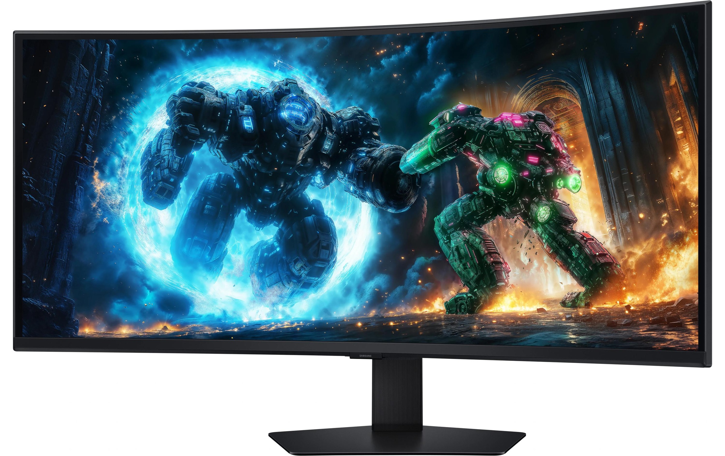 Image of Samsung Curved-Gaming-Monitor "Odyssey G7 LS40FG750EUXEN" 101,6 cm/40 ″ 5120 x 2160 px 180 Hz