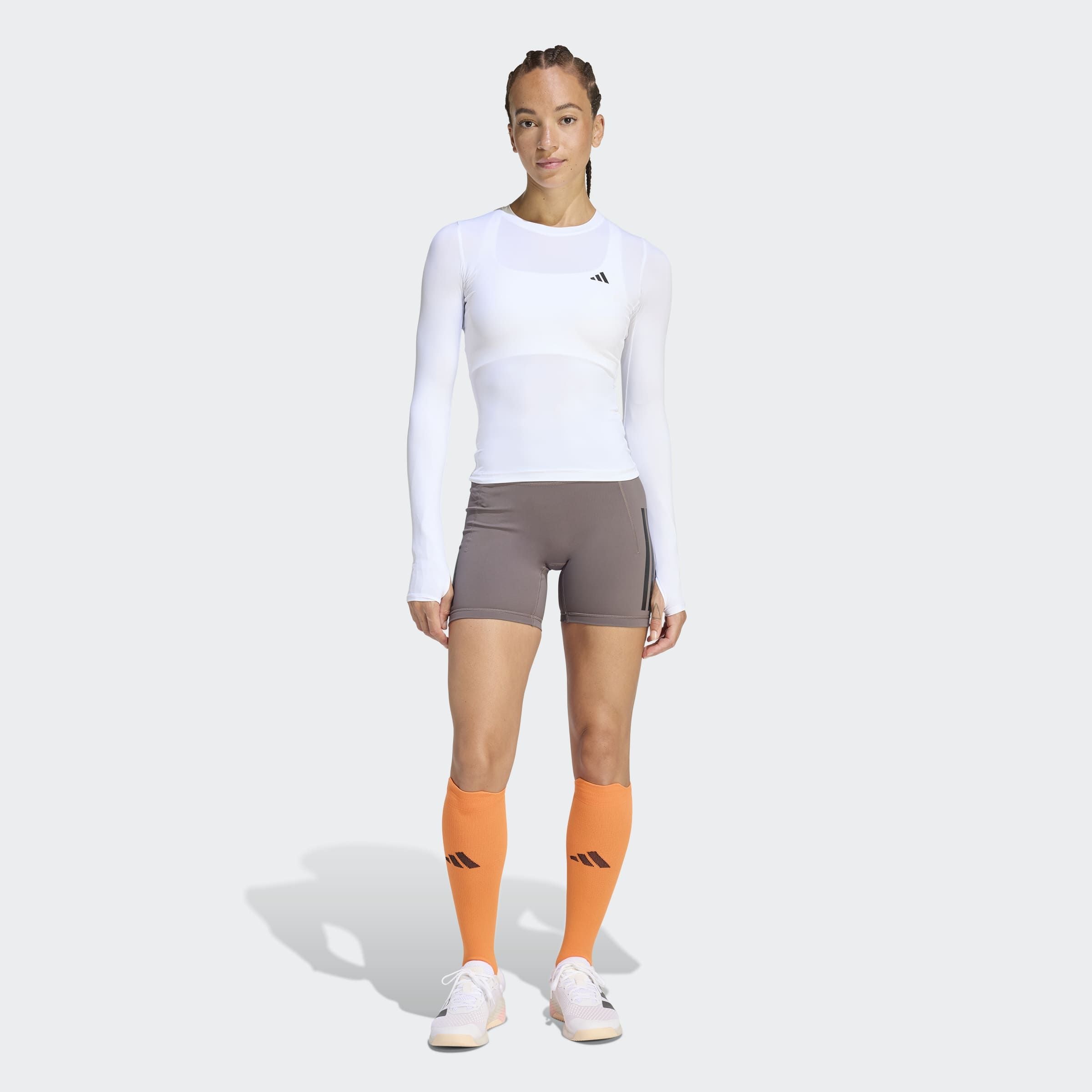 adidas Performance Short »OPTIME WORKOUT 3-STREIFEN KURZE LEGGINGS«