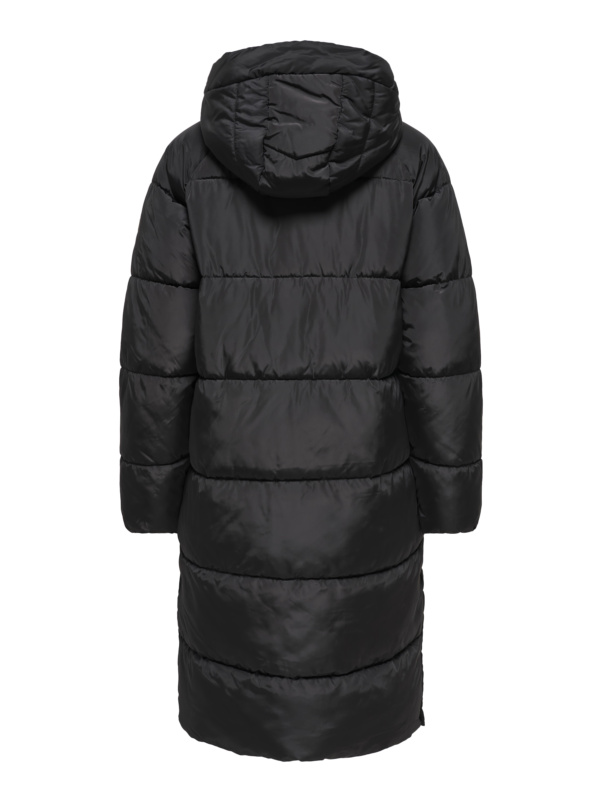 ONLY Steppmantel »ONLAMAND – Langer Puffercoat mit 2-Wege-Reissverschluss«, lässig geschnitten, modisch, Steppware, Materialmix, hochschliessend