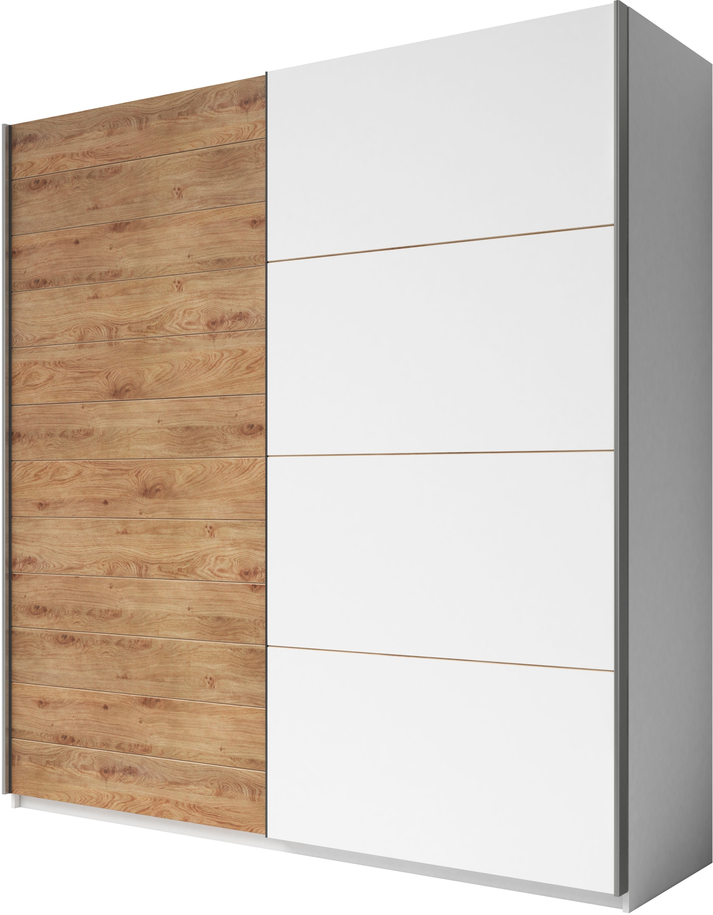 Image of Home affaire Schiebetürenschrank "Galaxy Breite 200,220 oder 270cm breit, Kleiderschrank, Wäscheschrank" INKLUSIVE kompletter Innenausstattung, Metallgriffe