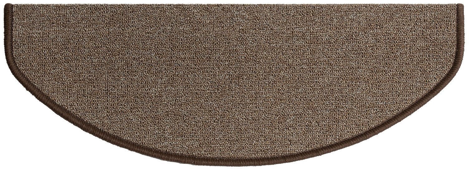 Image of GOODproduct Stufenmatte "Blackburn, melierte Schlinge" halbrund 4 mm Höhe grosse Farbauswahl, selbstklebend, auch als Set 15 Stück