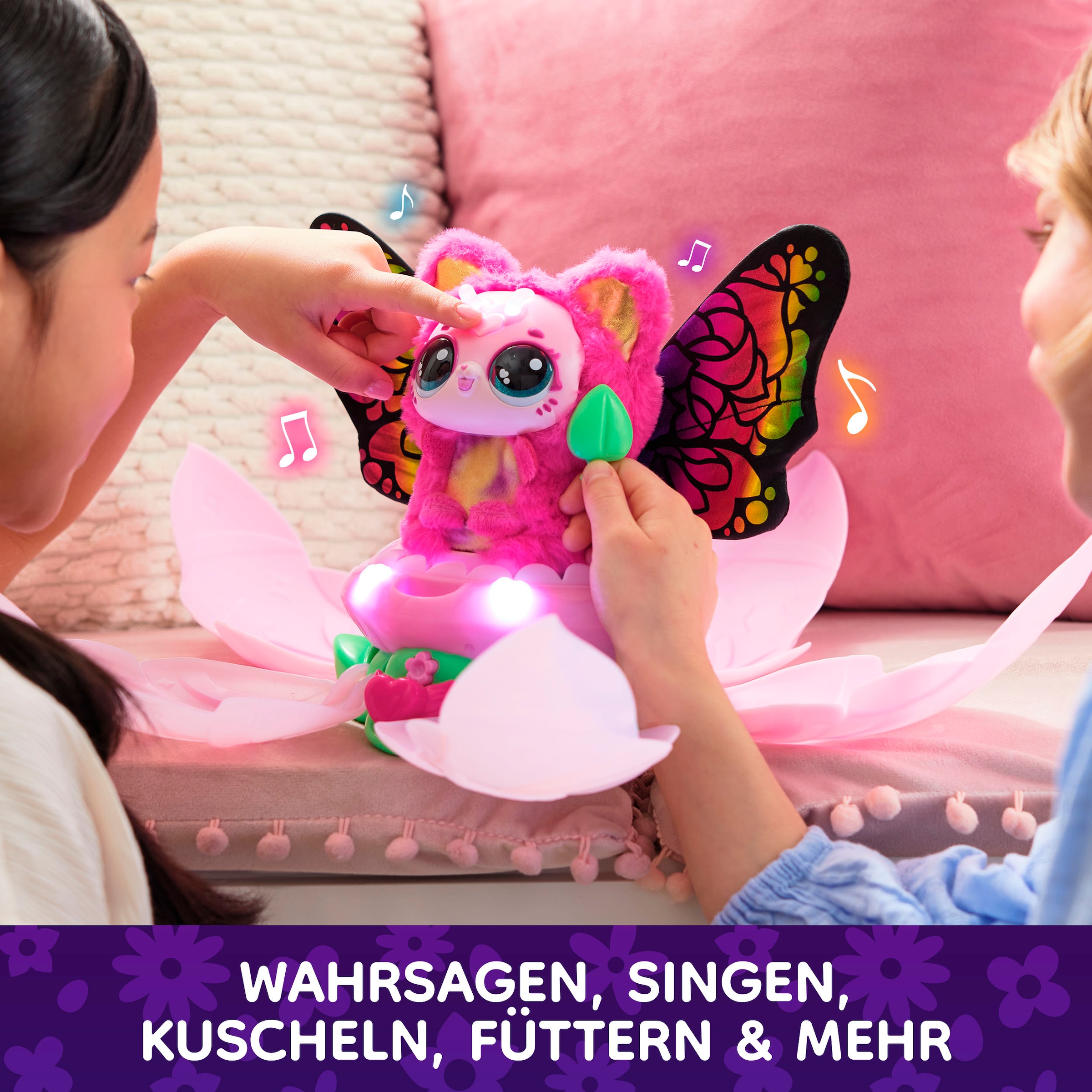 Spin Master Spielfigur »Bloomables von Hatchimals - Kittyfly« mit Sound