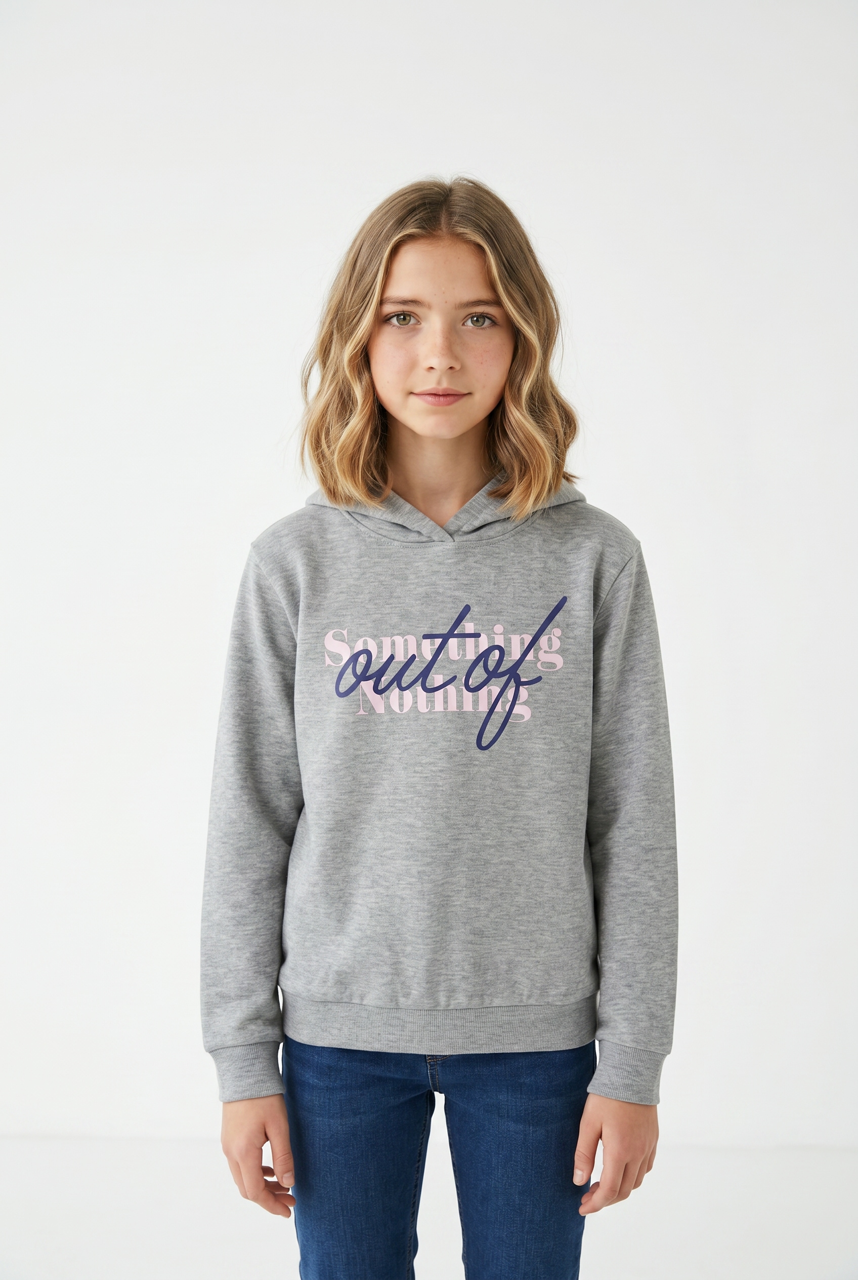Name It Sweatshirt »NKFOFINA LS NREG WH SWE BRU PB«
