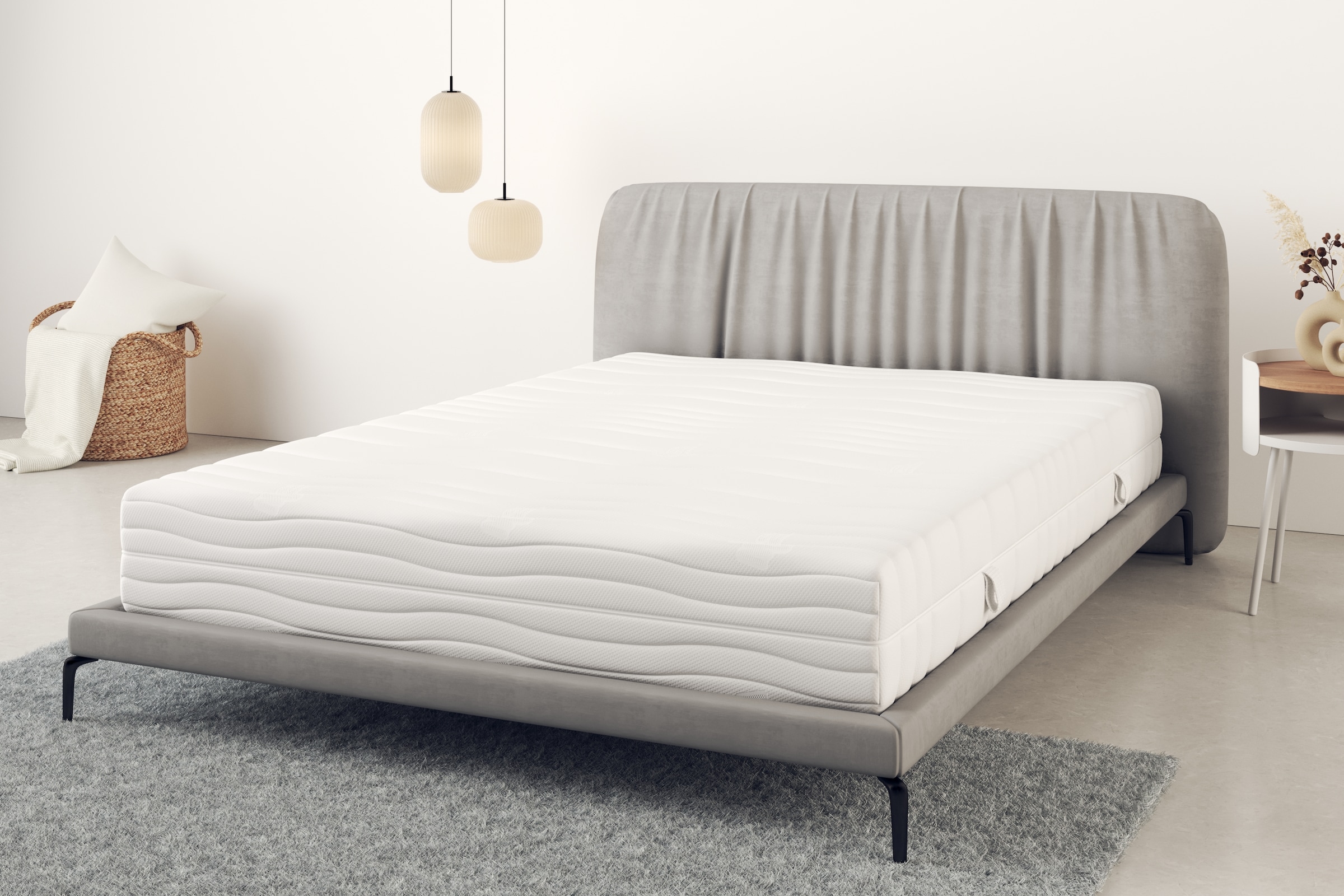 Home affaire Komfortschaummatratze »Wismar, 7 Zonen Matratze 90x200 cm, 100x200 cm & weitere Grössen«, 28 cm hoch, (1 St.), Matratzen H2/H3, ergonomisch, atmungsaktiv