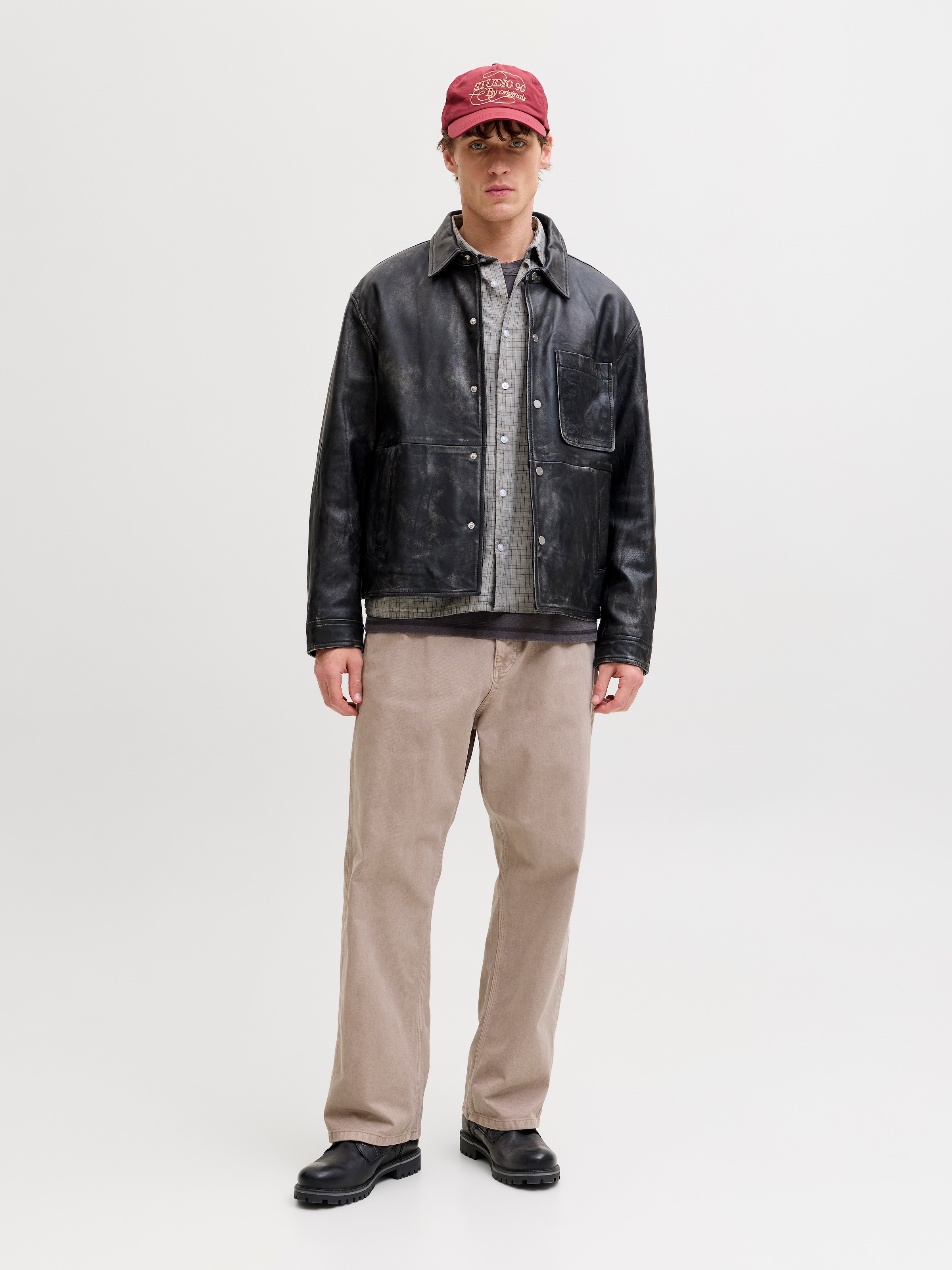 Jack & Jones Chinos »JPSTALEX RAYE WORKER PANTS SN«  mit Five-Pocket-Design