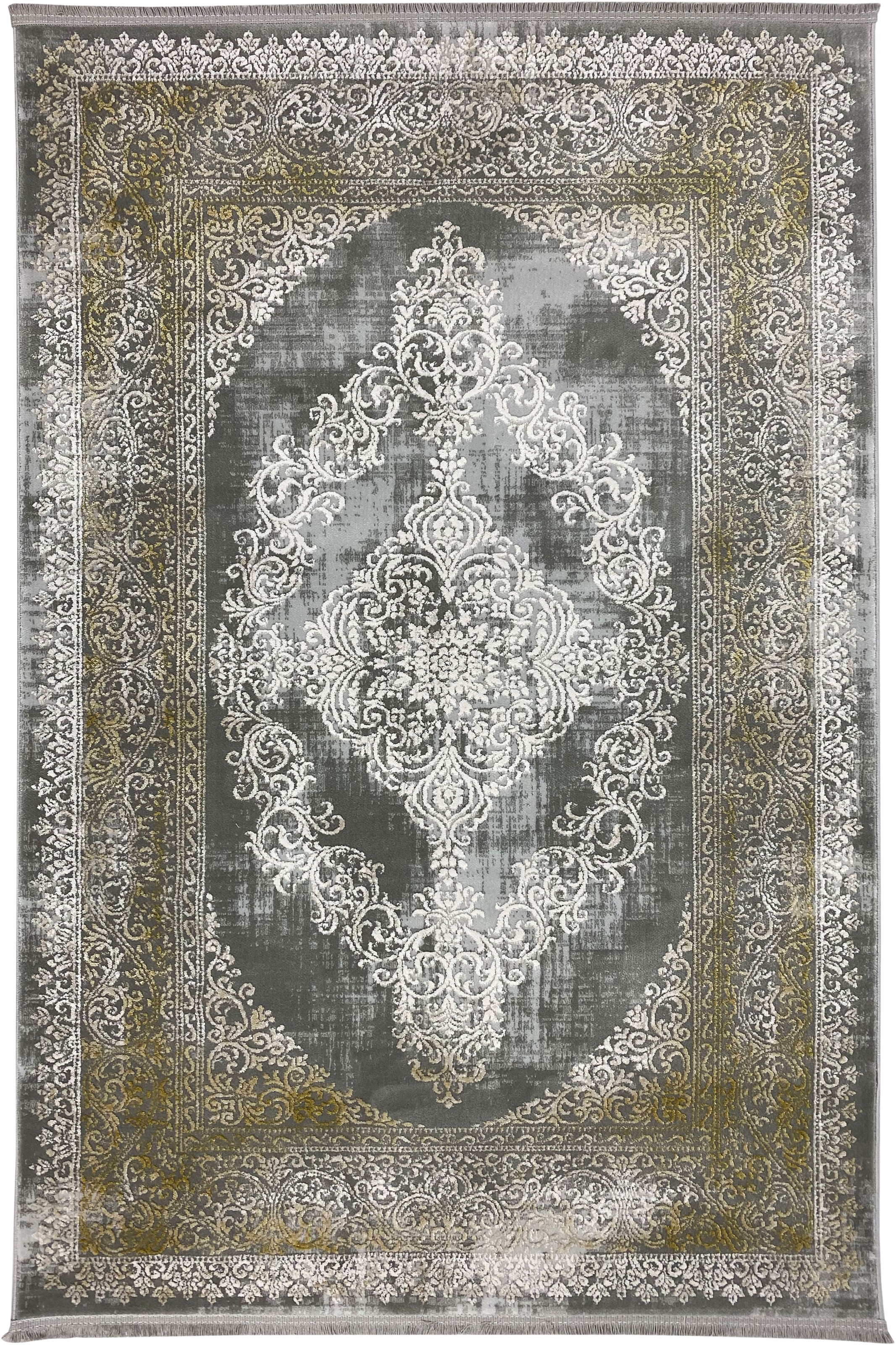 Image of RESITAL The Voice of Carpet Teppich »Style 5860«, rechteckig, 8 mm Höhe, Kurzflor, gewebt, Orient-Optik, mit Fransen, ideal im Wohnzimmer & Schlafzimmer bei Ackermann Versand Schweiz