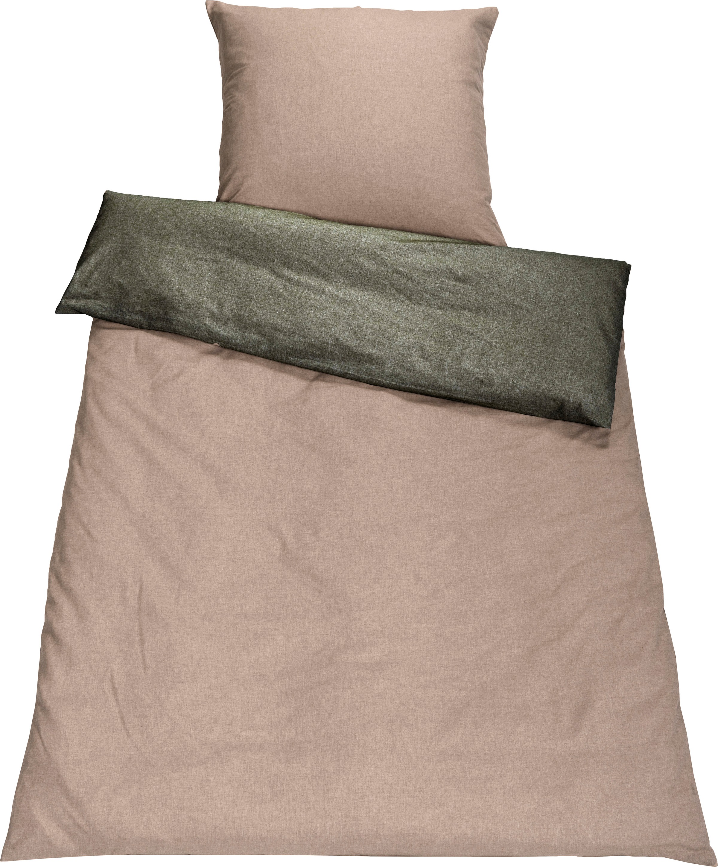 Image of SETEX Wendebettwäsche "Chambray" 2 Stk. mit Wendefunktion