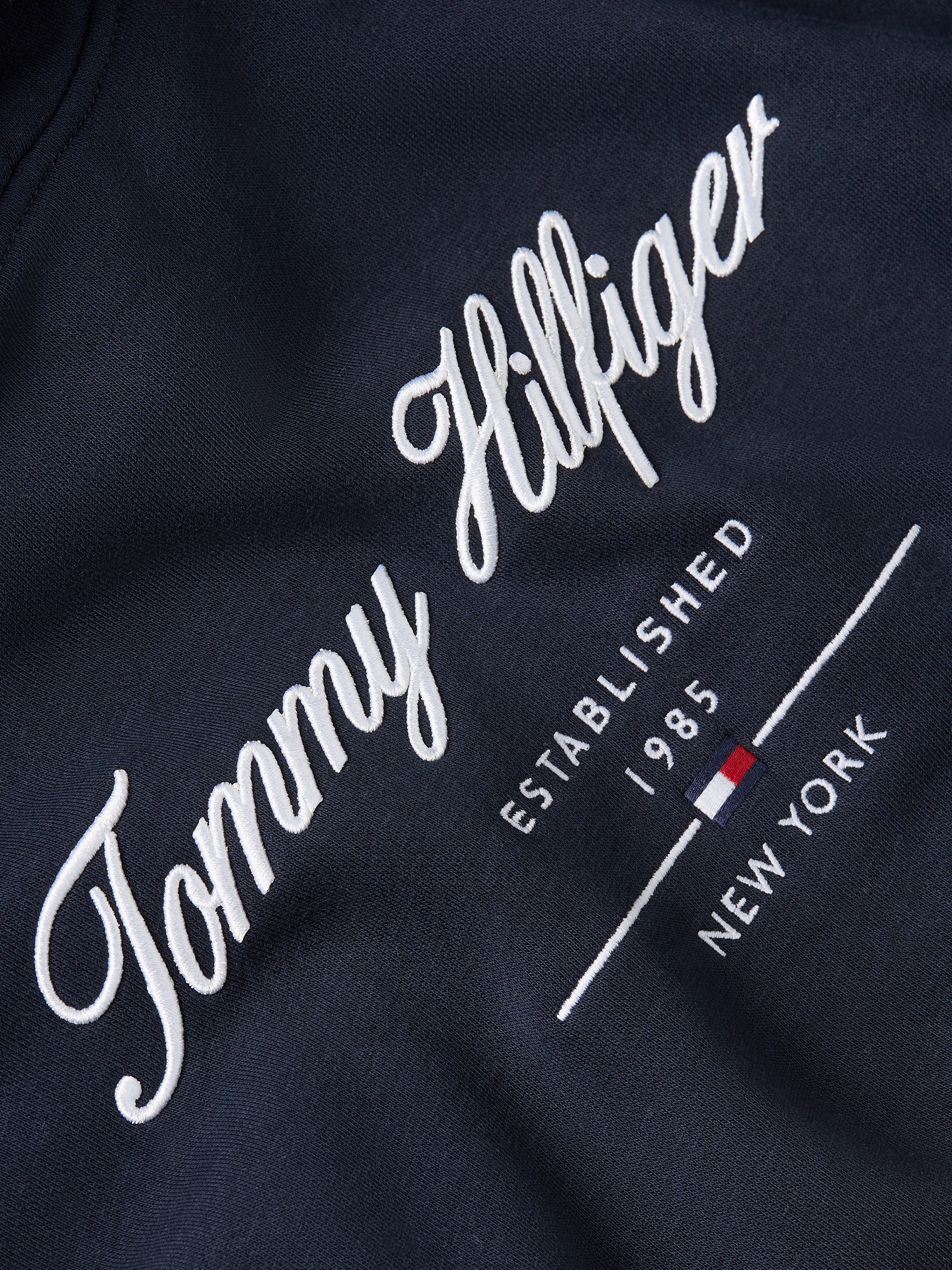 Tommy Hilfiger Hoodie »SCRIPT LOGO HOODY«, mit aufgesticktem Logo