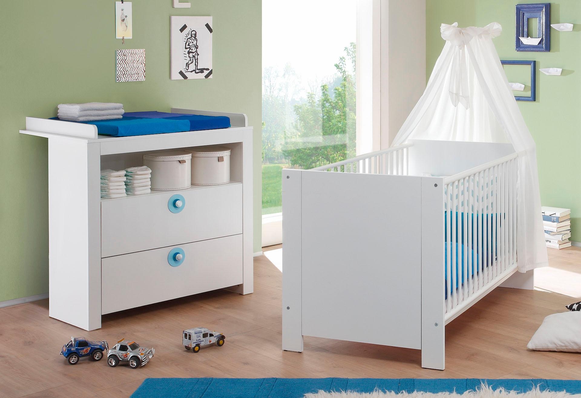 trendteam Babymöbel-Set »Olivia, Deal für begrenzte Zeit!«, (Spar-Set, 2 St., Bett, Wickelkommode), Bett + Wickelkommode