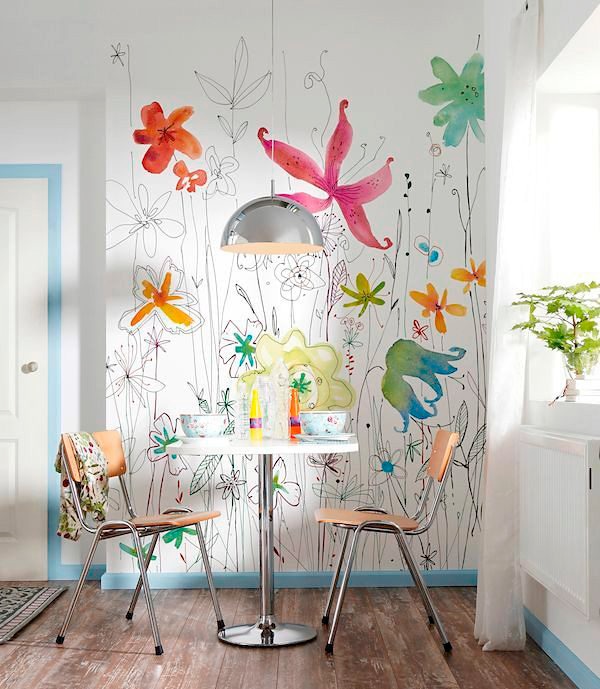 Komar Vliestapete »Vlies  - Joli - Grösse 184 x 248 cm« bedruckt glatt Wohnzimmer, Schlafzimmer