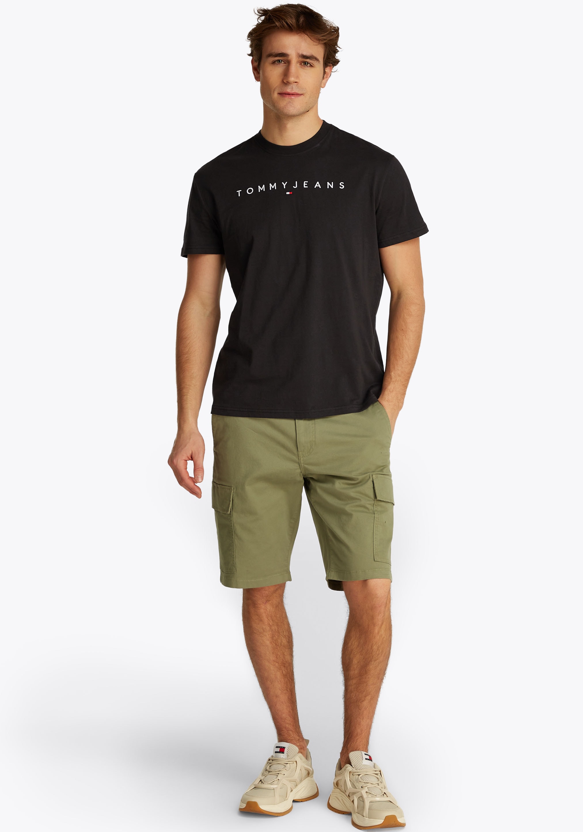 Tommy Jeans T-Shirt »TJM REG LINEAR LOGO TEE EXT«