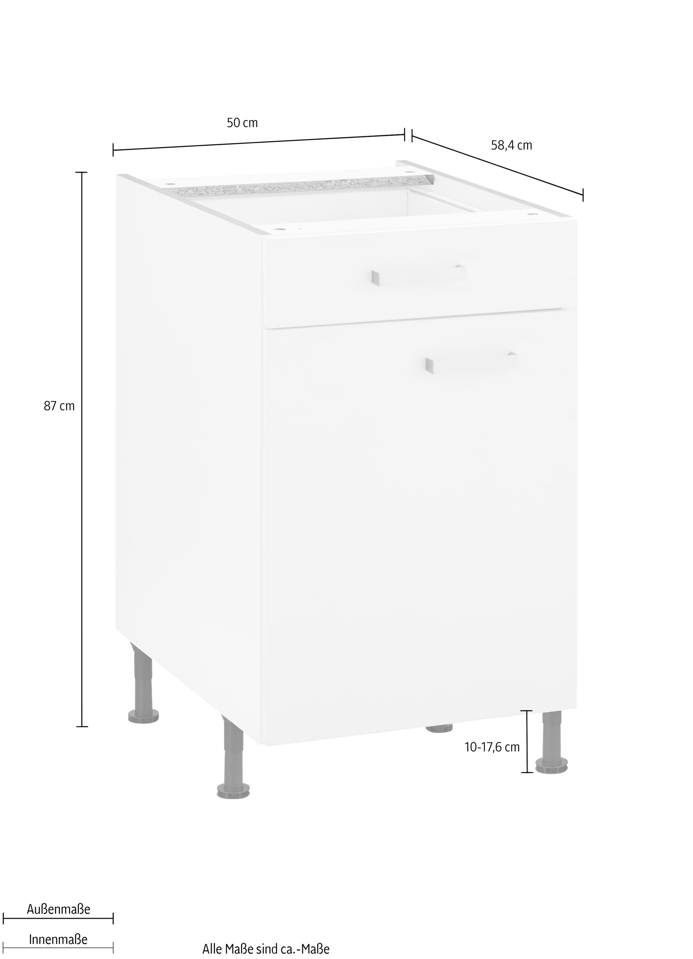 OPTIFIT Armoire basse »Parma« Breite 50 cm