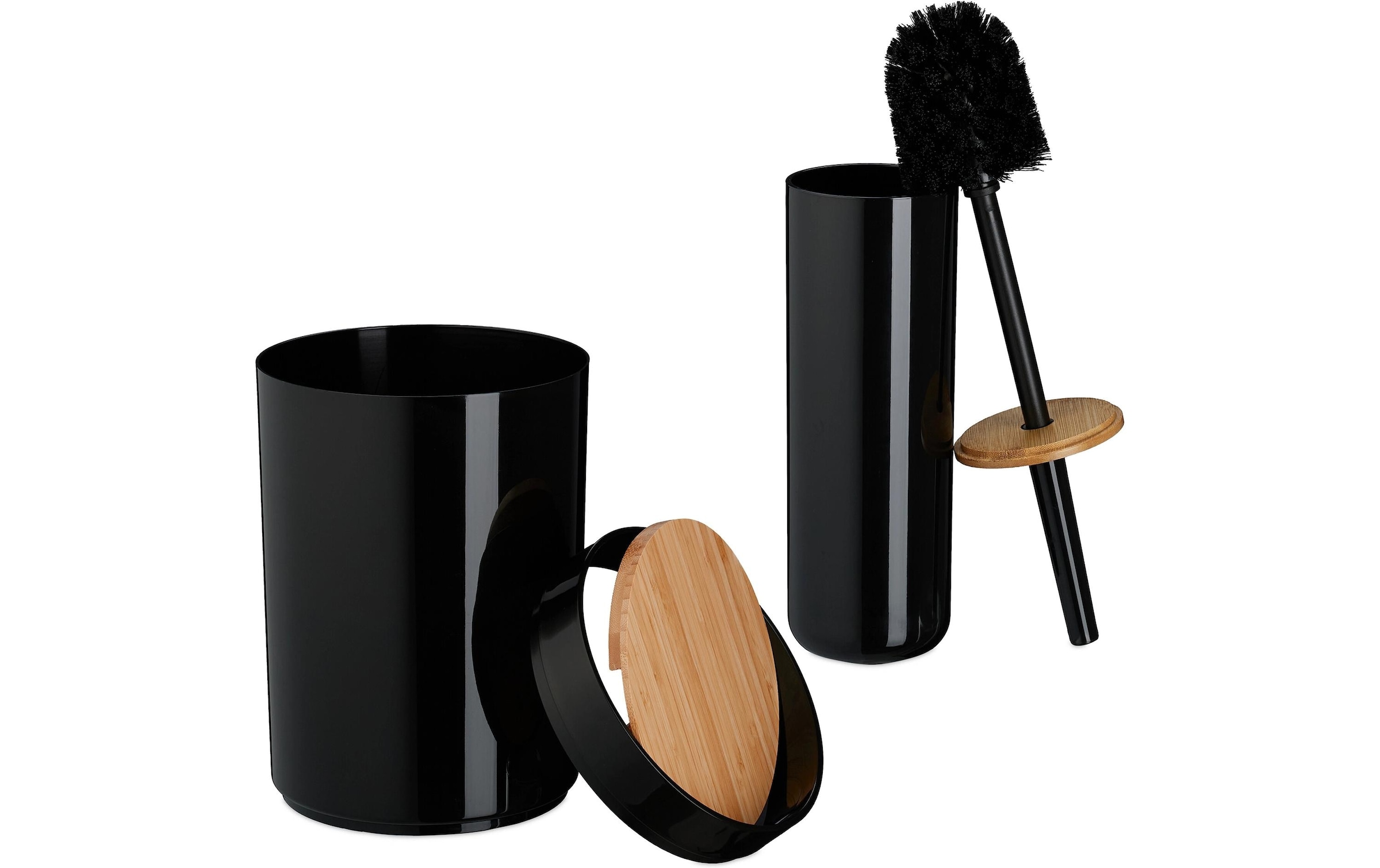 relaxdays Set d'accessoires de salle de bain »7-teilig«