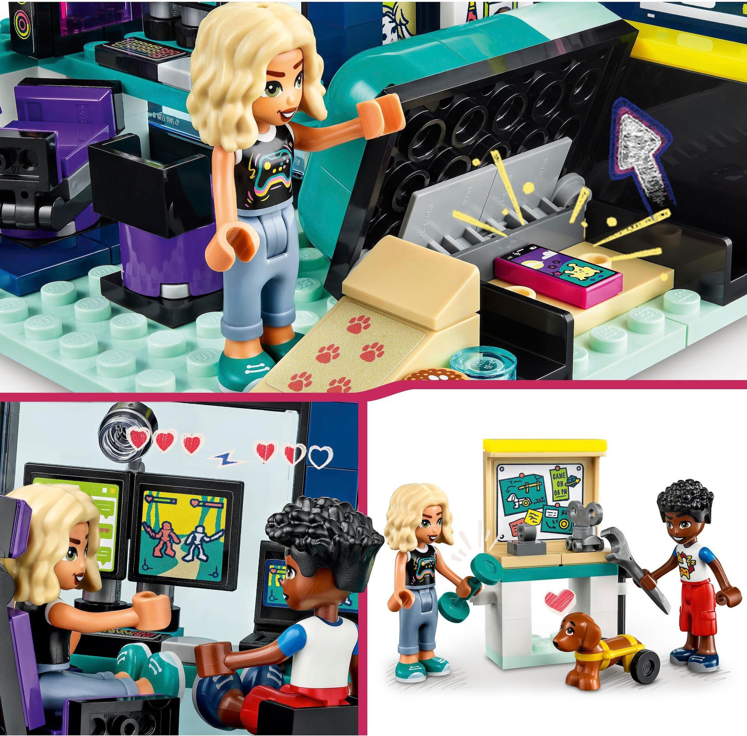 LEGO® Konstruktionsspielsteine »Novas Zimmer (41755), LEGO® Friends«, (179 St.), Made in Europe