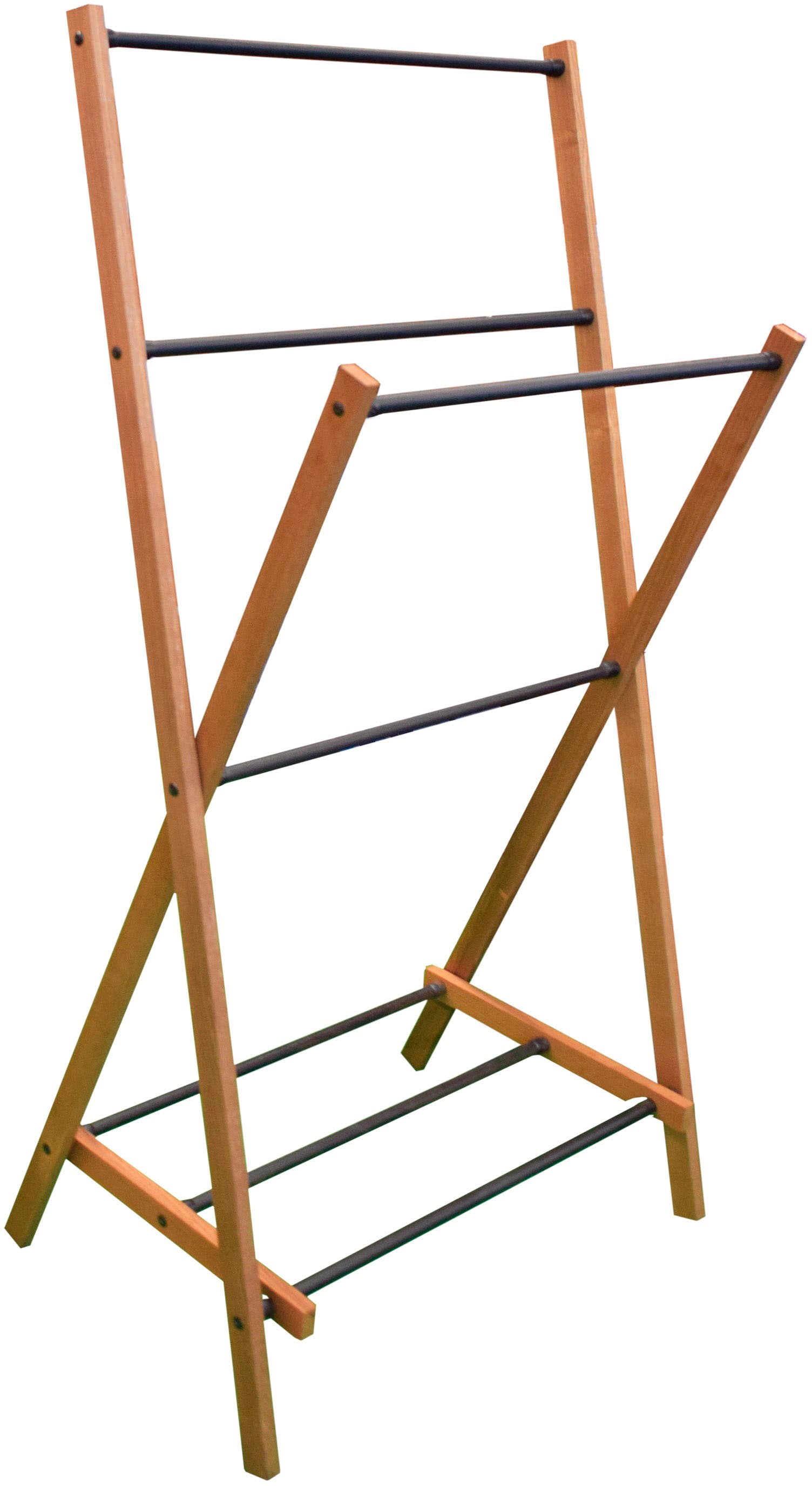 Image of Bischof Wäscheständer "/Handtuchhalter" Metall/Eschenholz, 5 kg. Belastbarkeit