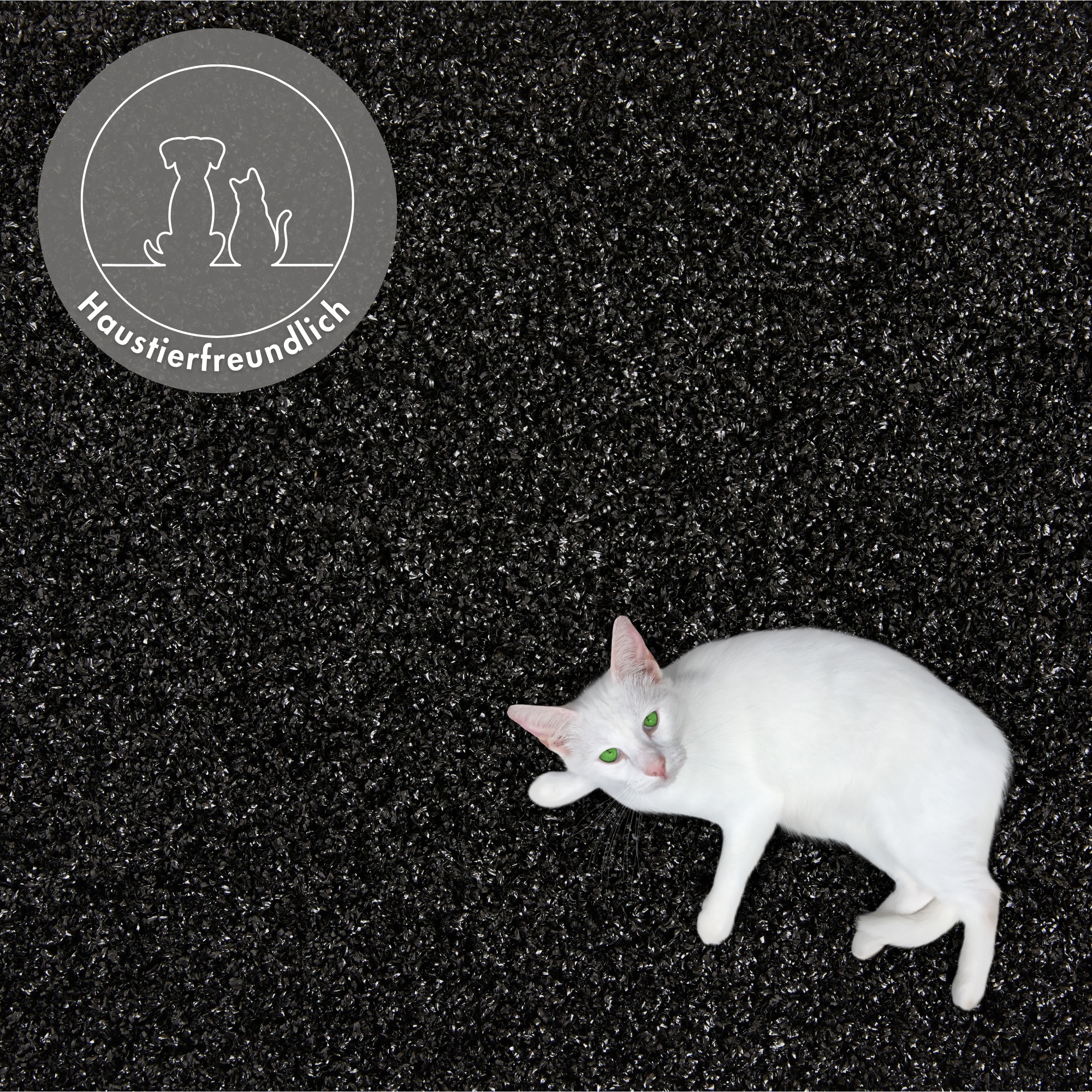 Andiamo Kunstrasen »Lanzarote, Made in Belgium«, rechteckig, 7 mm Höhe, luxuriös, für Balkon & Terrasse, Rasenteppich, wasserdurchlässig