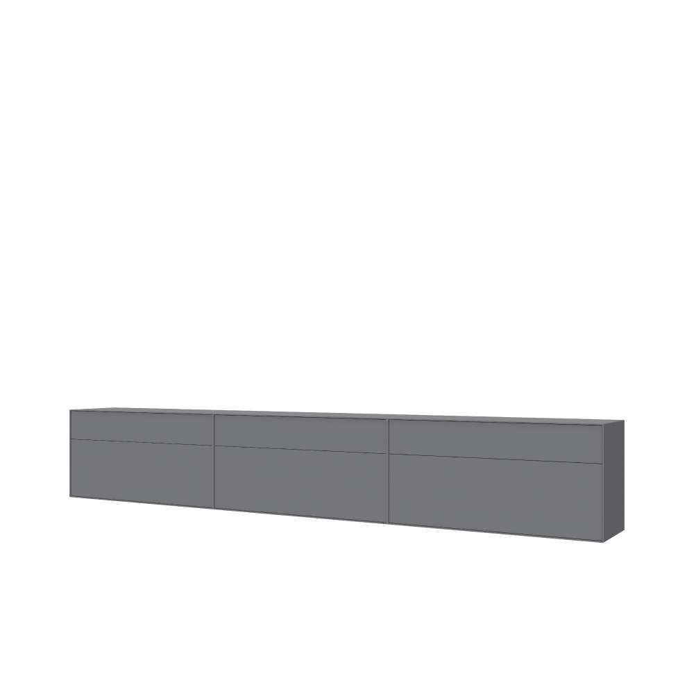 LeGer Home by Lena Gercke Lowboard "Essentials, TV-Board, TV-Kommode, TV-Schrank, TV-Möbel" 3 Stk. tlg. Breite: 333 cm, UV lackiert, Push-to-open-Funktion