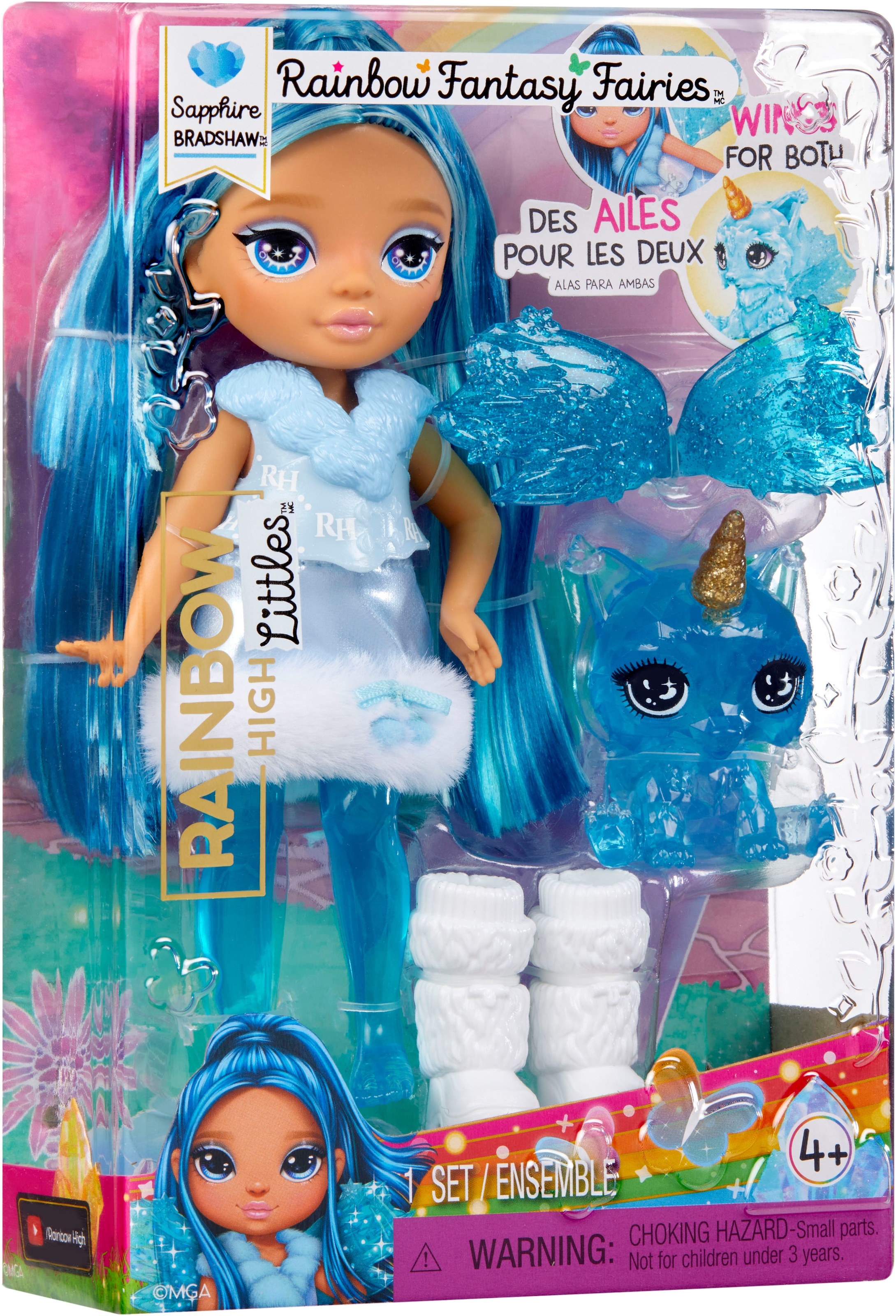 RAINBOW HIGH Minipuppe »Littles Rainbow Fantasy Fairies Doll- Sapphire (blue)«