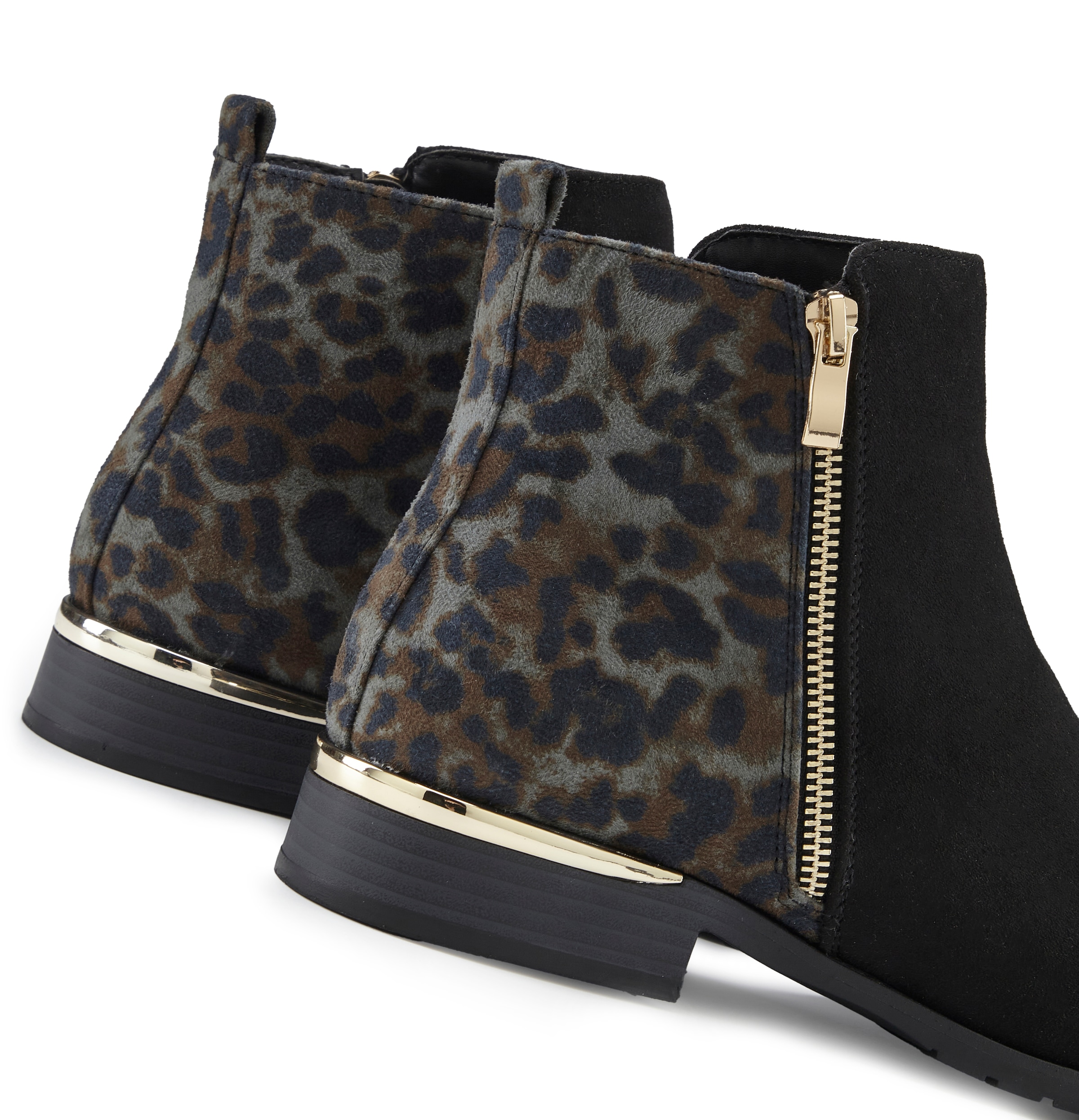 LASCANA Bottines »Ankle Boots, Stiefel«  mit Leo-Print VEGAN