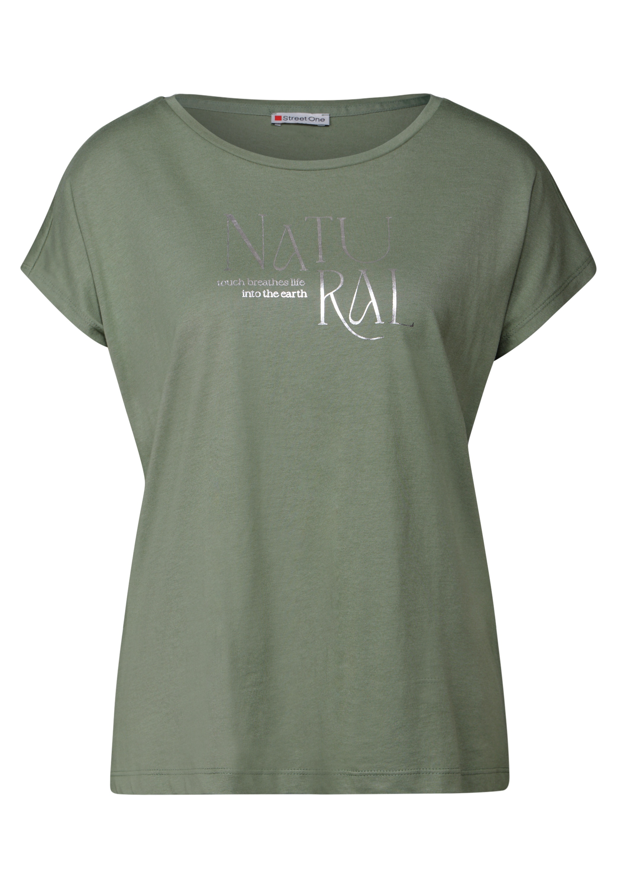 STREET ONE Shirttop, mit Schriftzug