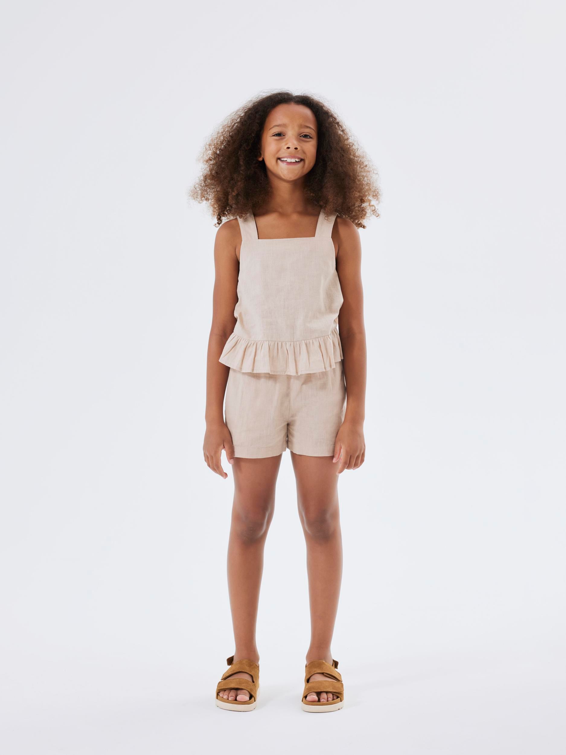 Name It Shorts »NKFFALINNEN PULL UP SHORTS NOOS«