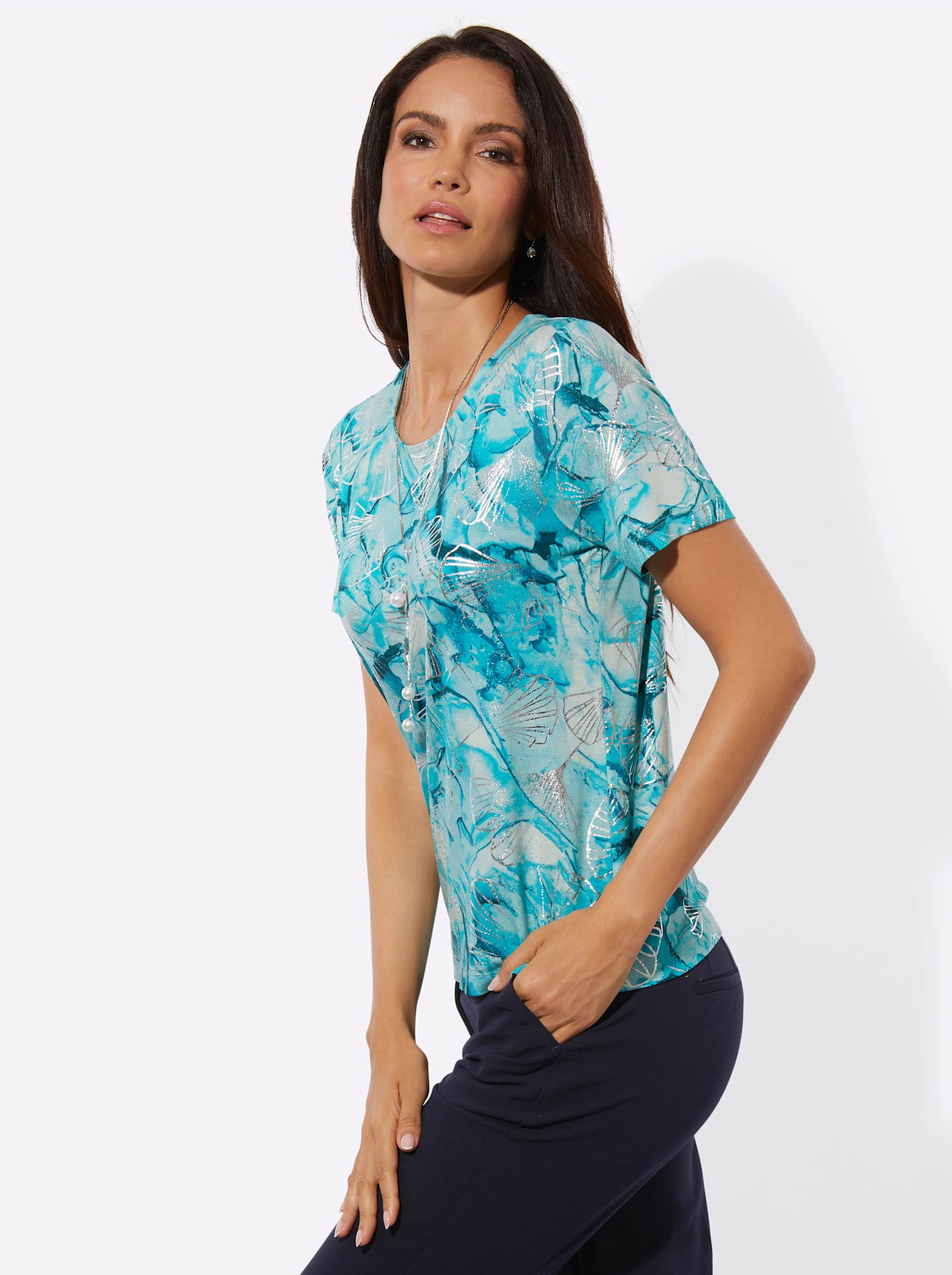 creation L T-shirt imprimé »Druck-Shirt« 1 pièces