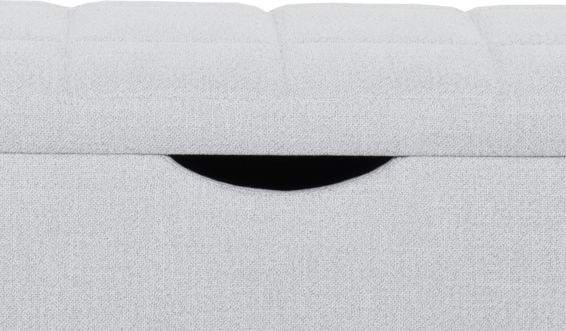 Home affaire Banc à tabouret »Checked« avec rangement, largeur 120 cm et 160 cm, adapté comme banquette-lit