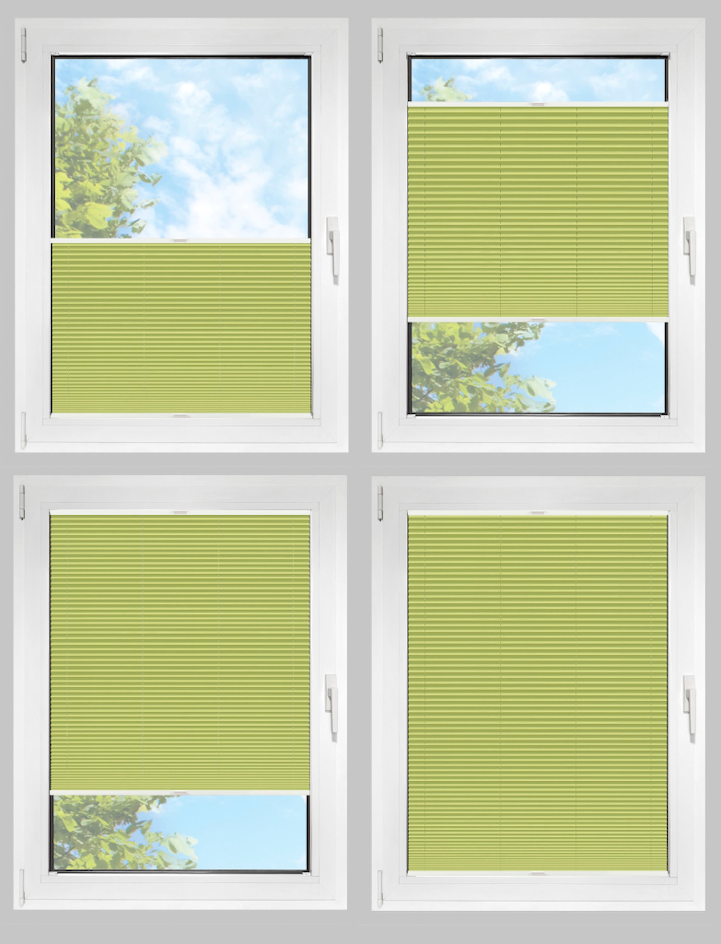 Image of Good Life Plissee nach Mass »Lia«, Lichtschutz, mit Bohren, verspannt, wahlweise auch ohne Bohren möglich, günstiger Preiseinstieg, Stoffmuster erhältlich bei Ackermann Versand Schweiz