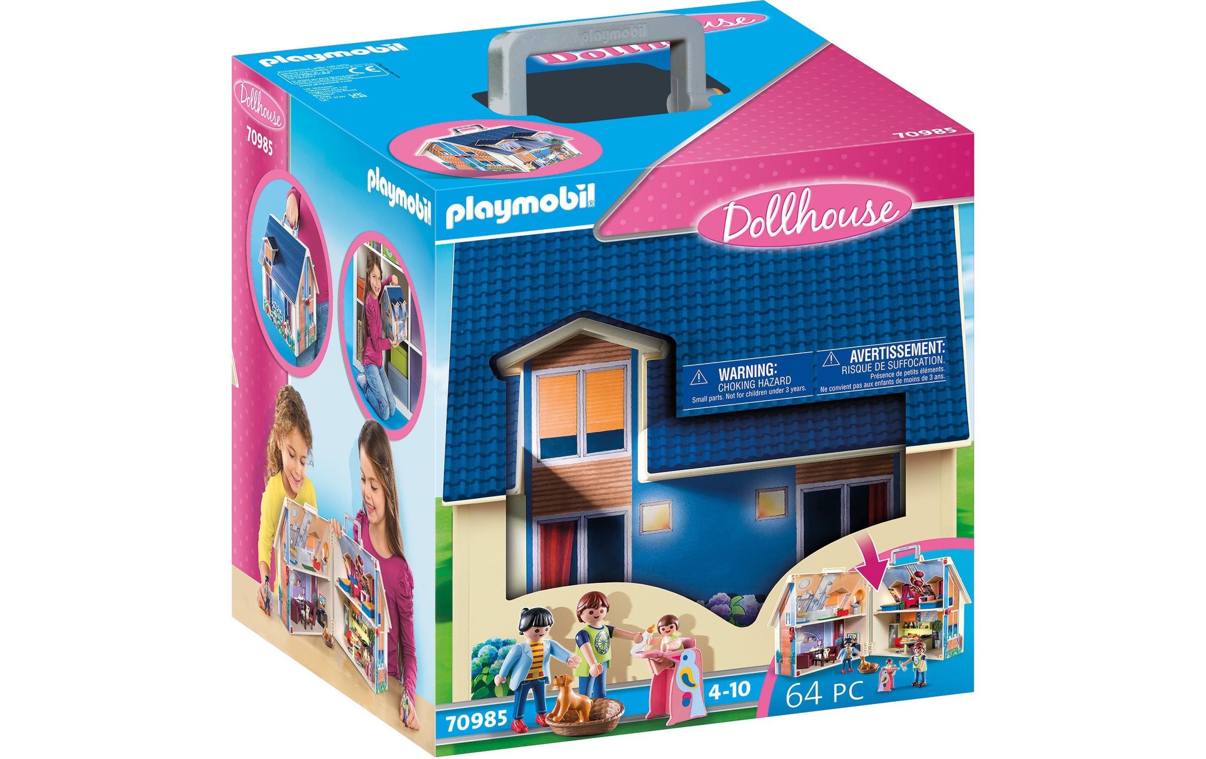 Image of Playmobil Spielbausteine "Dollhouse Mitnehm-Puppenhaus 70985"