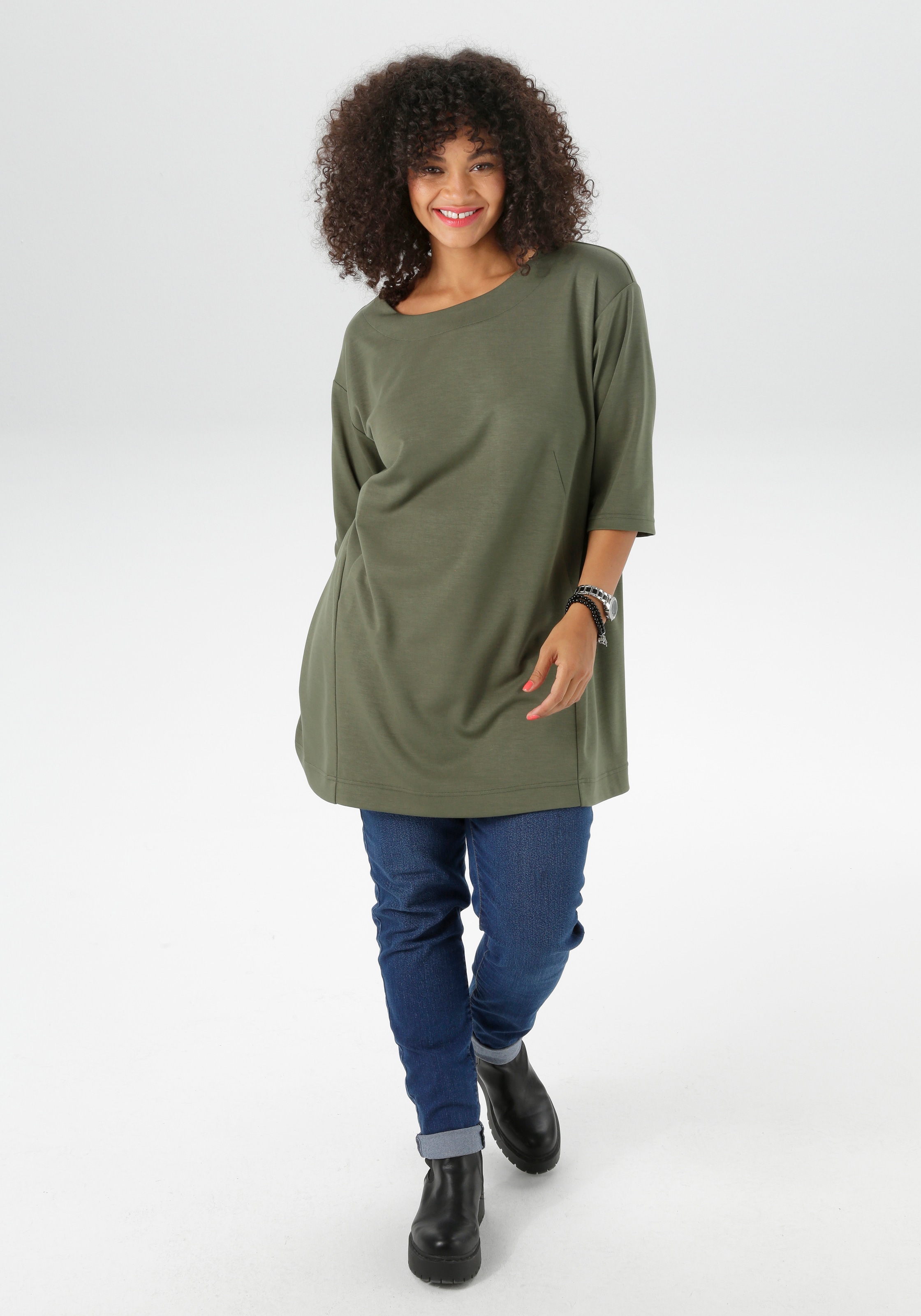 Image of Aniston PLUS Longshirt aus elastische Qualität