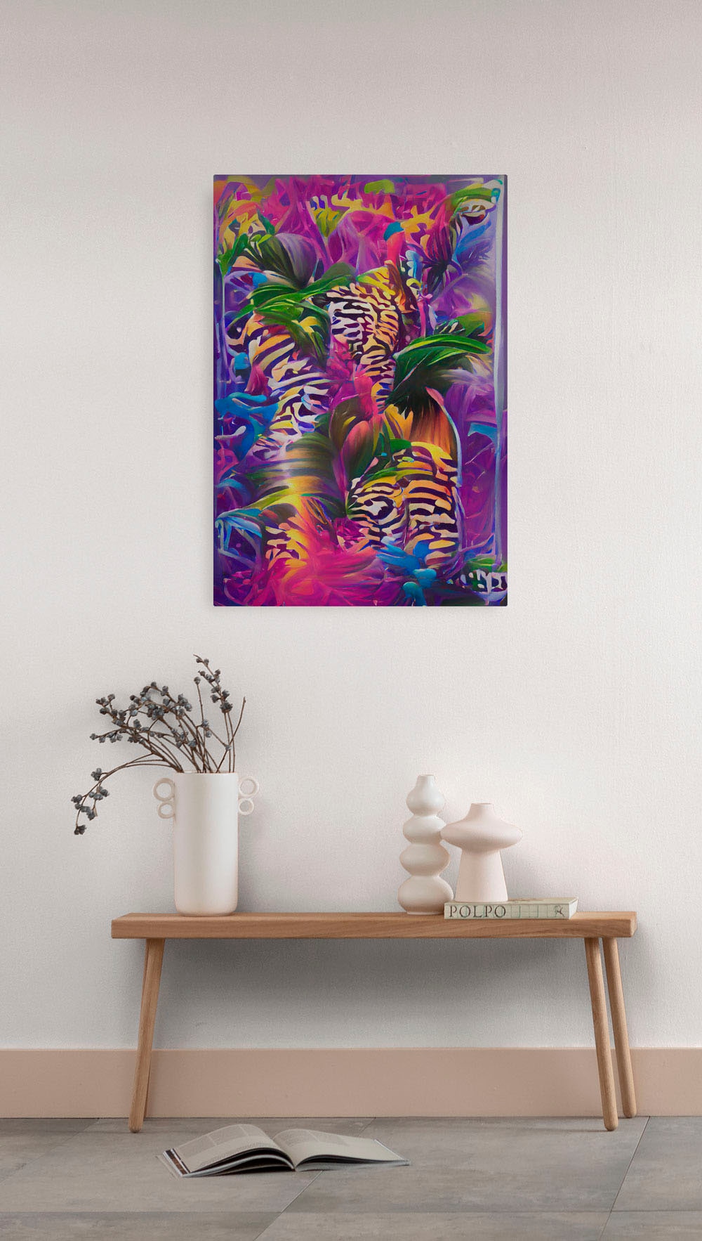 Komar Leinwandbild »Disco Fever - Grösse 40 x 60 cm«, Natur, (1 St.), Keilrahmenbild mi Echtholzrahmen