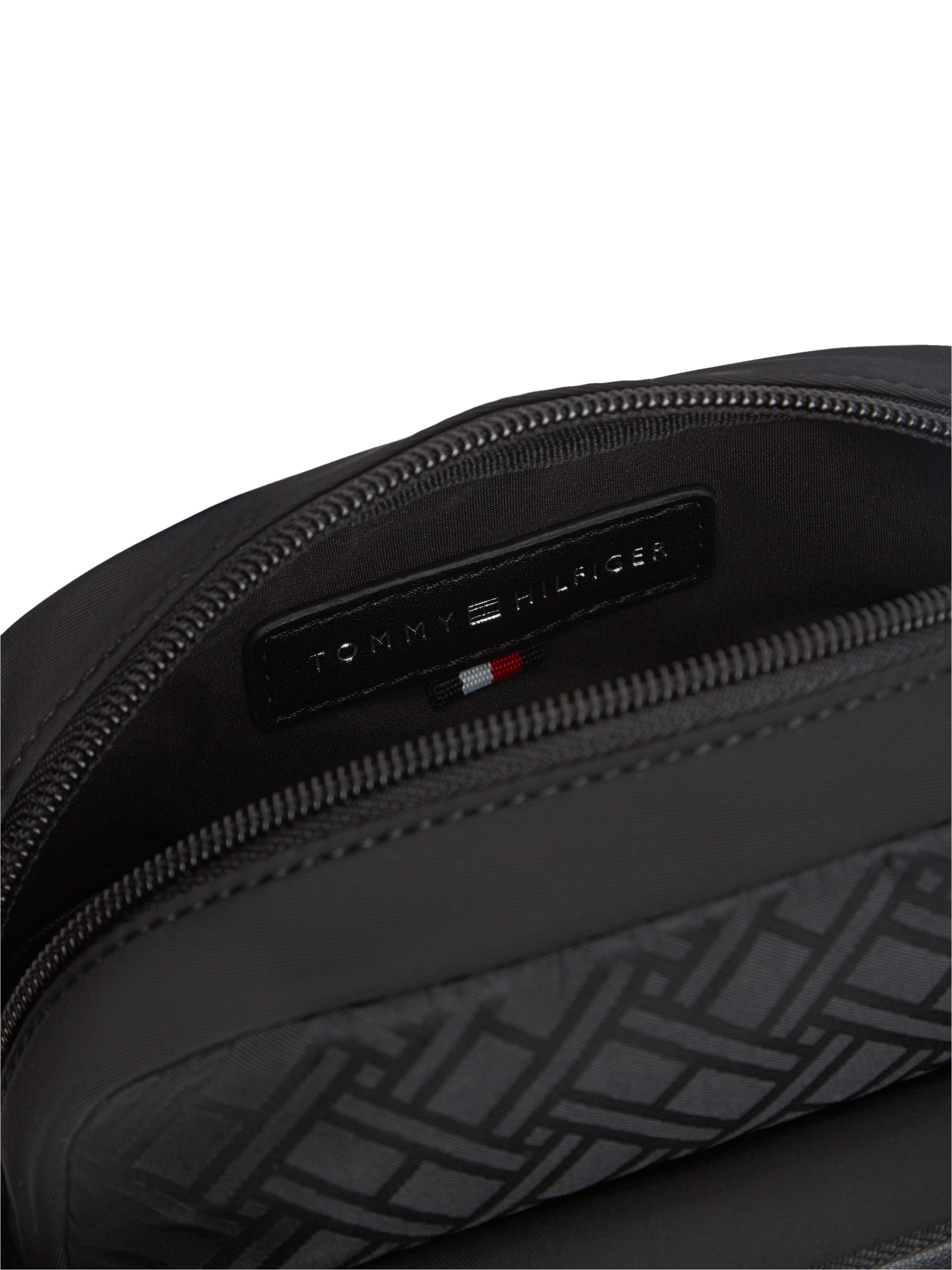 Tommy Hilfiger »TH NYLON JAQUARD MINI REPORTER« sac d'épaule homme avec logo