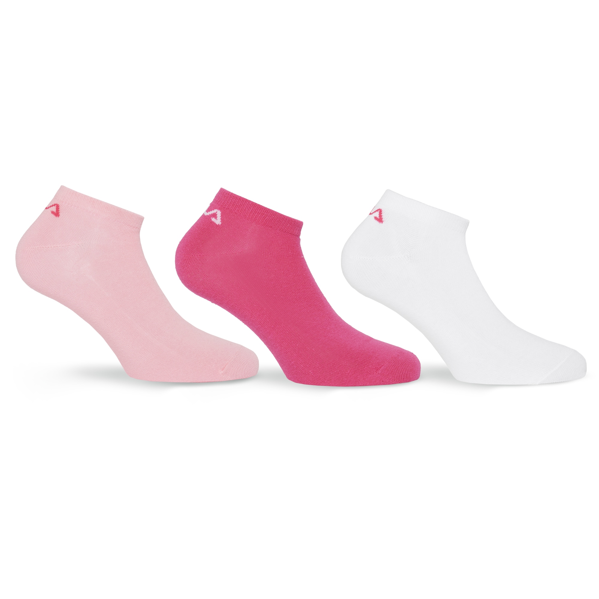 Image of Fila Socken "UNISEX INVISIBLE PLAIN SOCKS" 3 Paar tlg. mit eingestricktem Logo an der Ferse