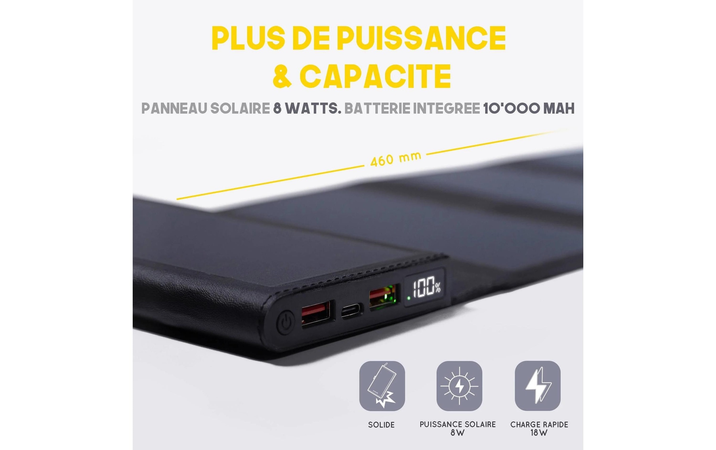   »SunSlice Electron 8W Sol – 10000 mAh«