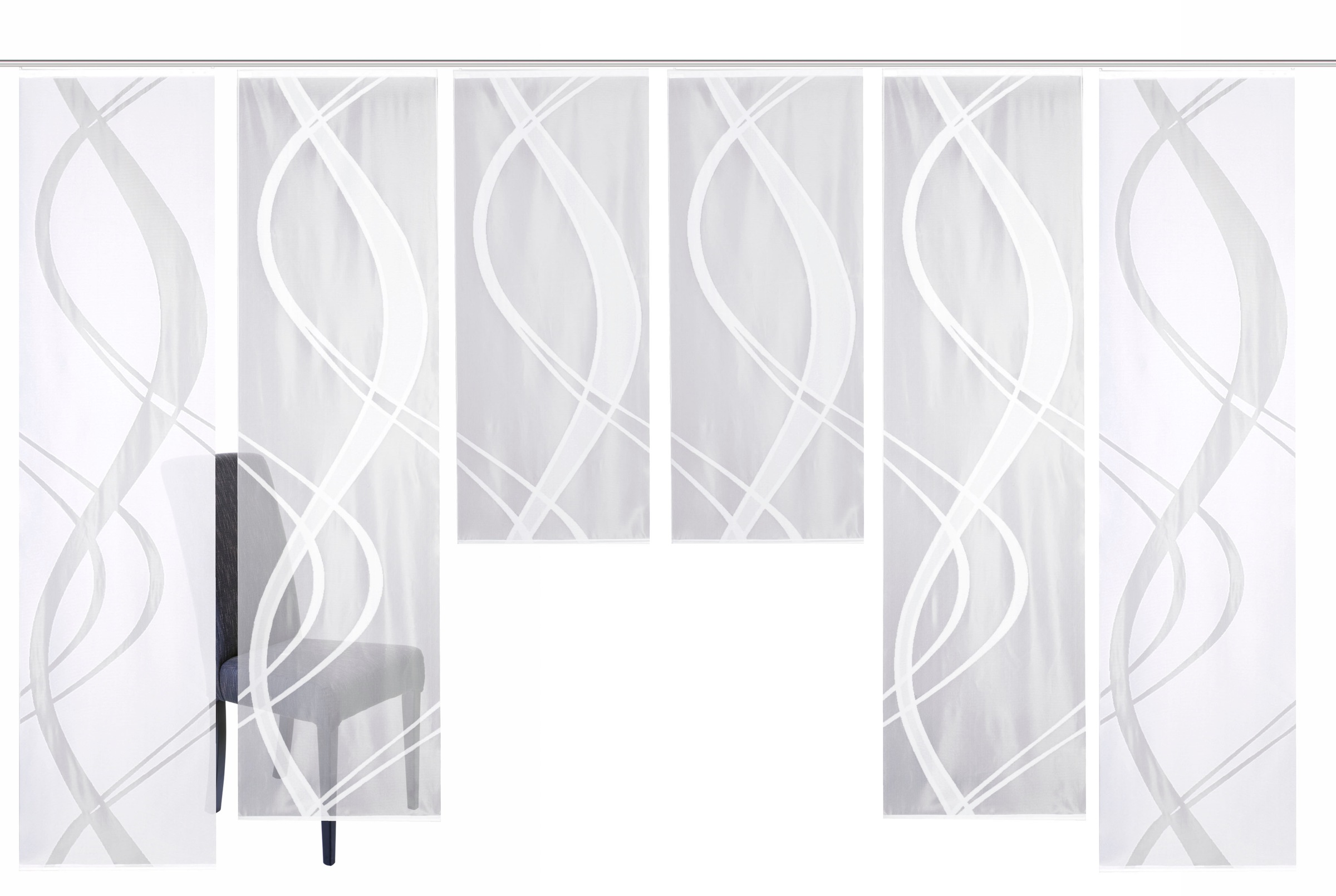 Image of HOME WOHNIDEEN Schiebegardine »TIBASI«, (6 St.), halbtransparent bei Ackermann Versand Schweiz